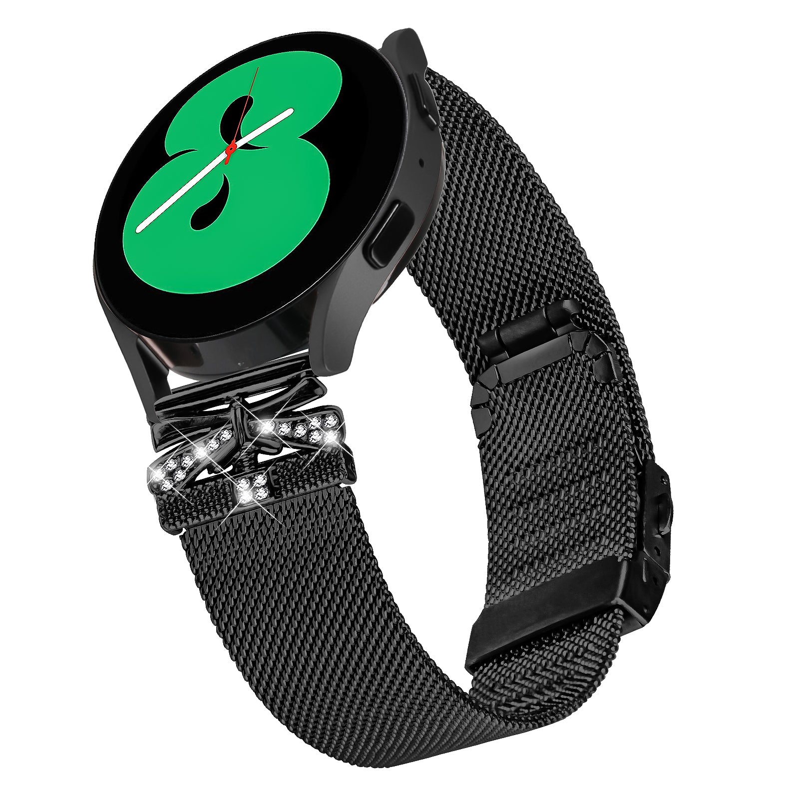 For Samsung Galaxy Watch6 / Watch6 Classic Women Bracelet Rhinestone 20MM Stainless Steel Watch Strap