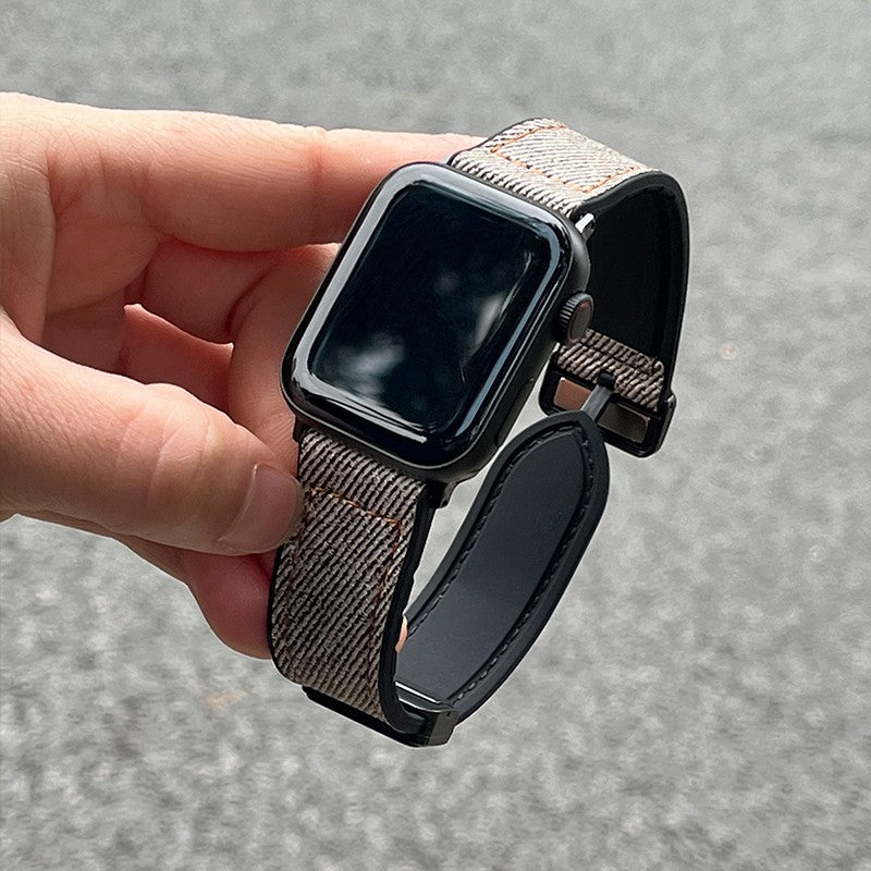 For Apple Watch Ultra / Ultra 2 49mm / 9 8 7 45mm / 6 5 4 SE (2022) SE (2023) SE 44mm / 3 2 1 42mm Magnetic Watch Strap - Dark Brown