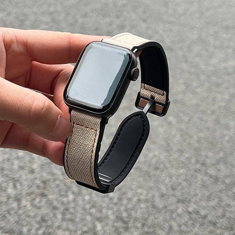 For Apple Watch Ultra / Ultra 2 49mm / 9 8 7 45mm / 6 5 4 SE (2022) SE (2023) SE 44mm / 3 2 1 42mm Magnetic Watch Strap - Dark Brown