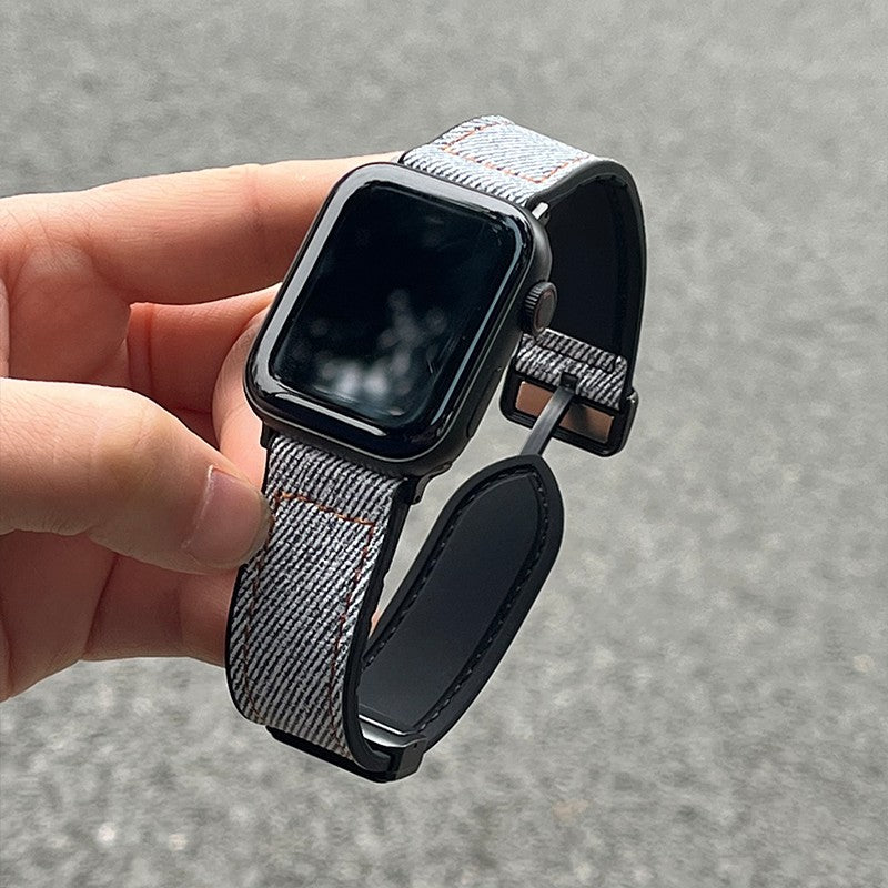 For Apple Watch Ultra / Ultra 2 49mm / 9 8 7 45mm / 6 5 4 SE (2022) SE (2023) SE 44mm / 3 2 1 42mm Magnetic Watch Strap - Dark Brown