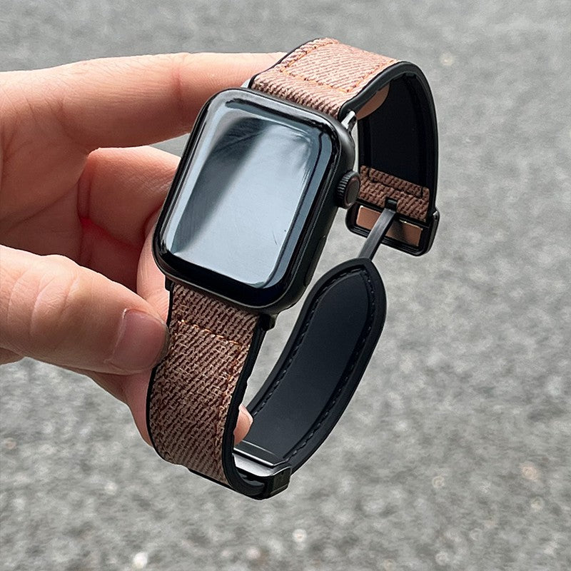 For Apple Watch Ultra / Ultra 2 49mm / 9 8 7 45mm / 6 5 4 SE (2022) SE (2023) SE 44mm / 3 2 1 42mm Magnetic Watch Strap - Dark Brown