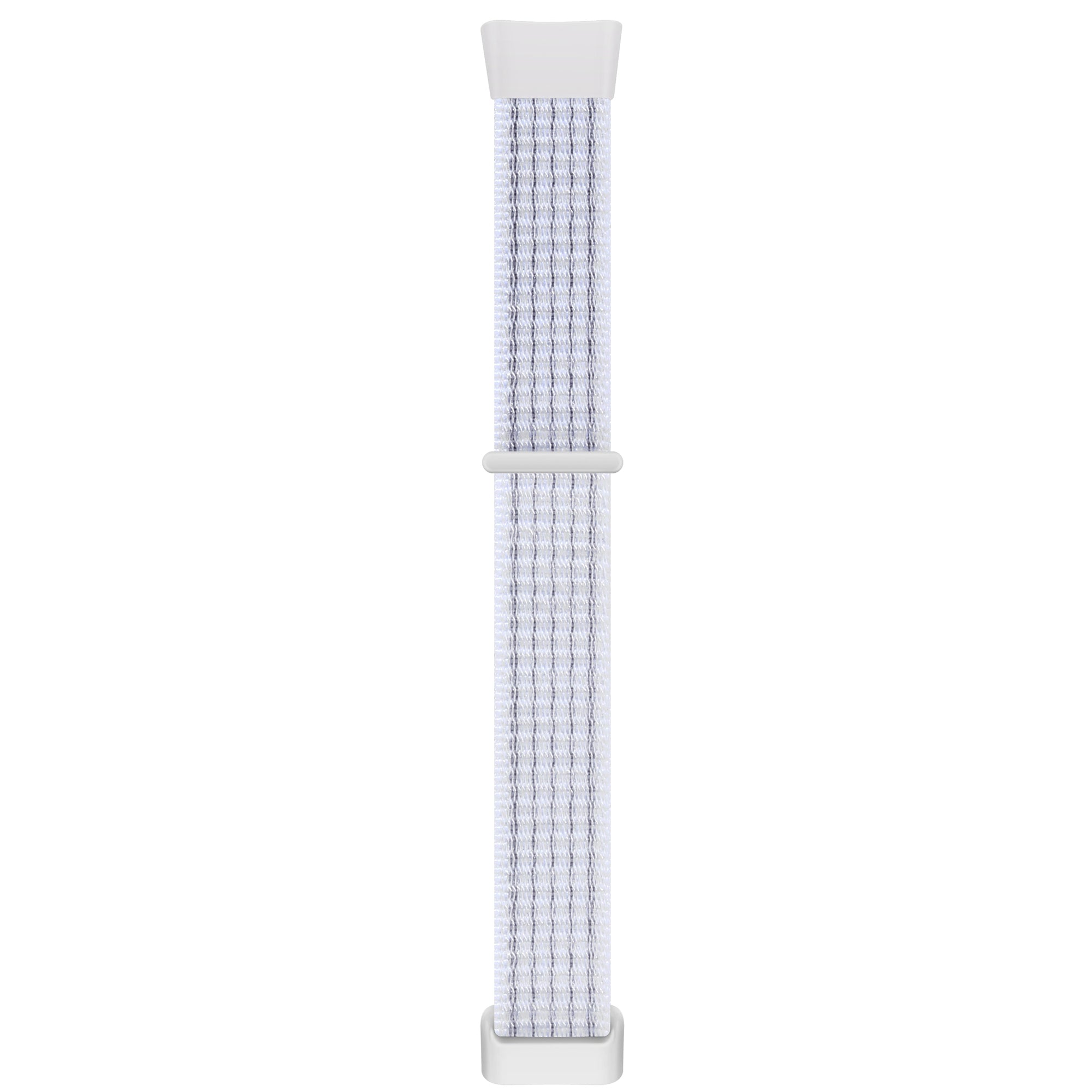 For Fitbit Charge 5 / 6 Nylon Strap Quick Release Sport Watch Band - Red / Black