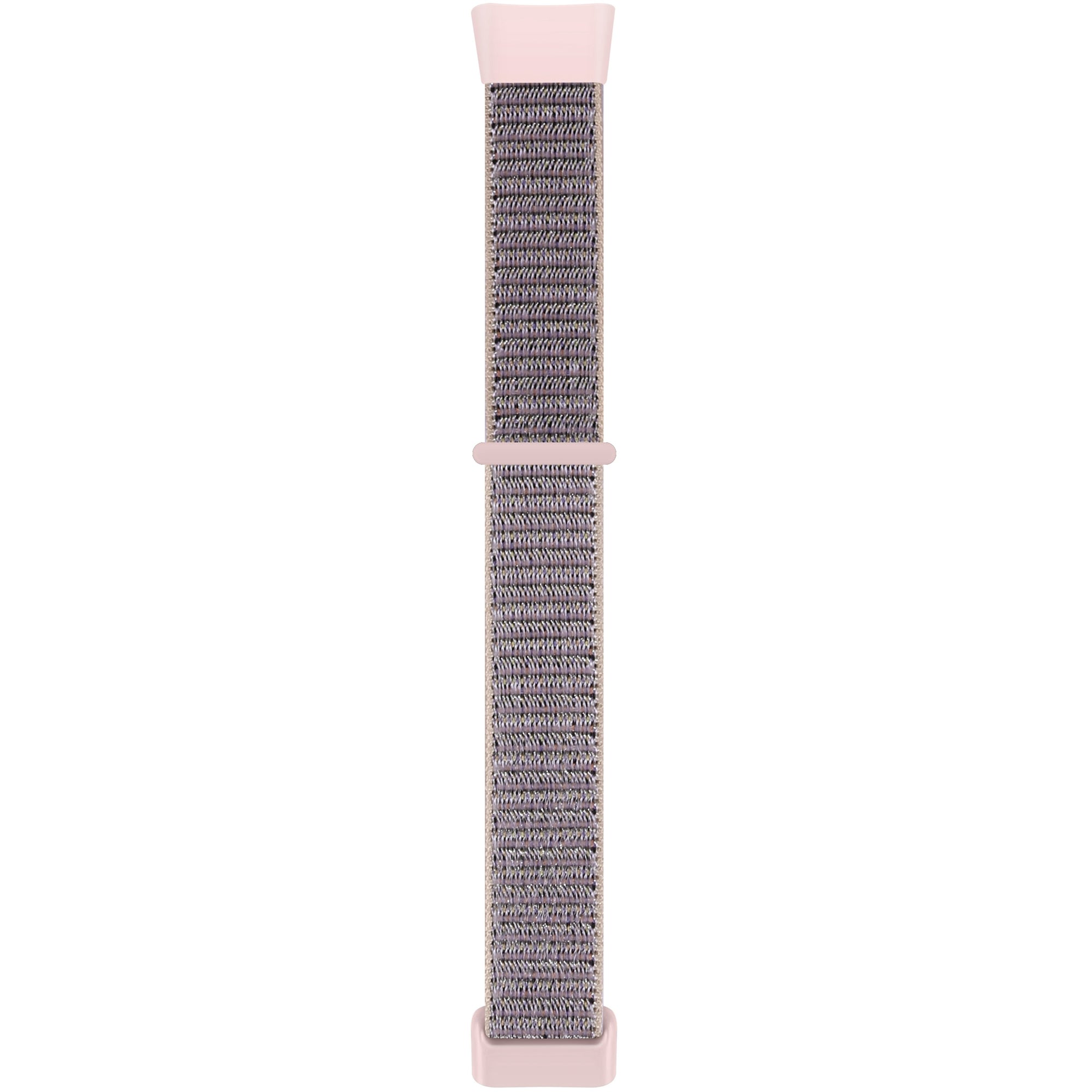 For Fitbit Charge 5 / 6 Nylon Strap Quick Release Sport Watch Band - Red / Black