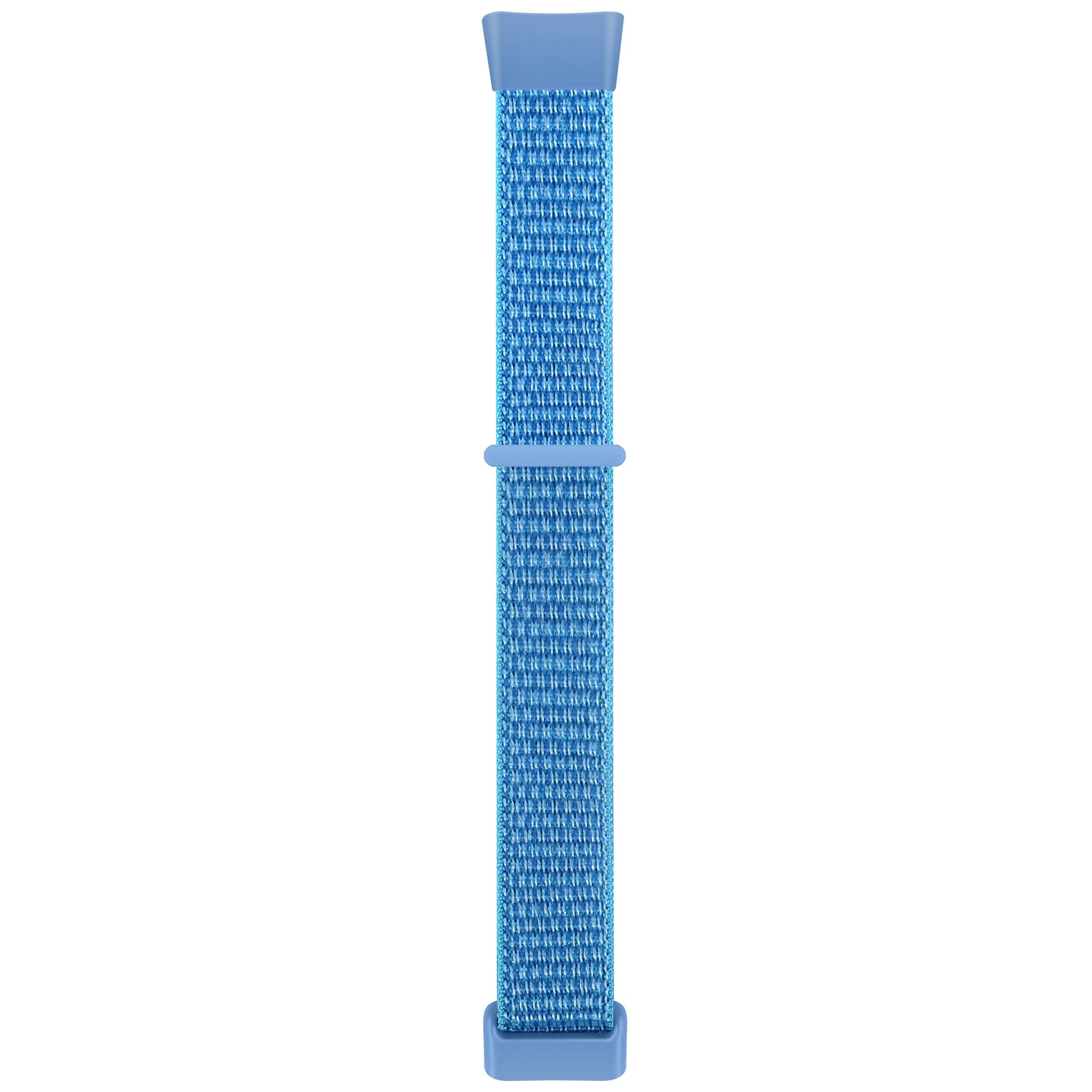 For Fitbit Charge 5 / 6 Nylon Strap Quick Release Sport Watch Band - Red / Black