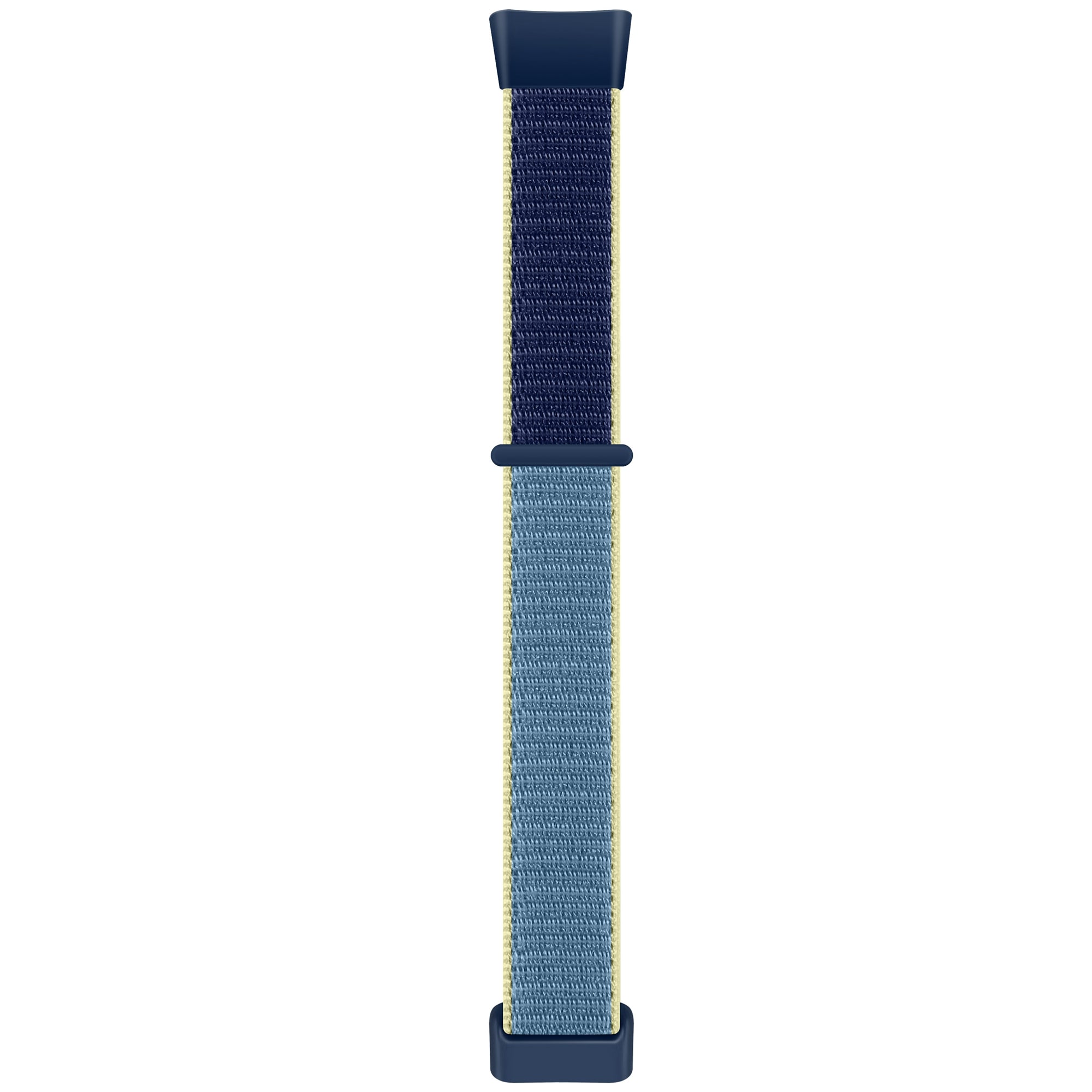 For Fitbit Charge 5 / 6 Nylon Strap Quick Release Sport Watch Band - Red / Black