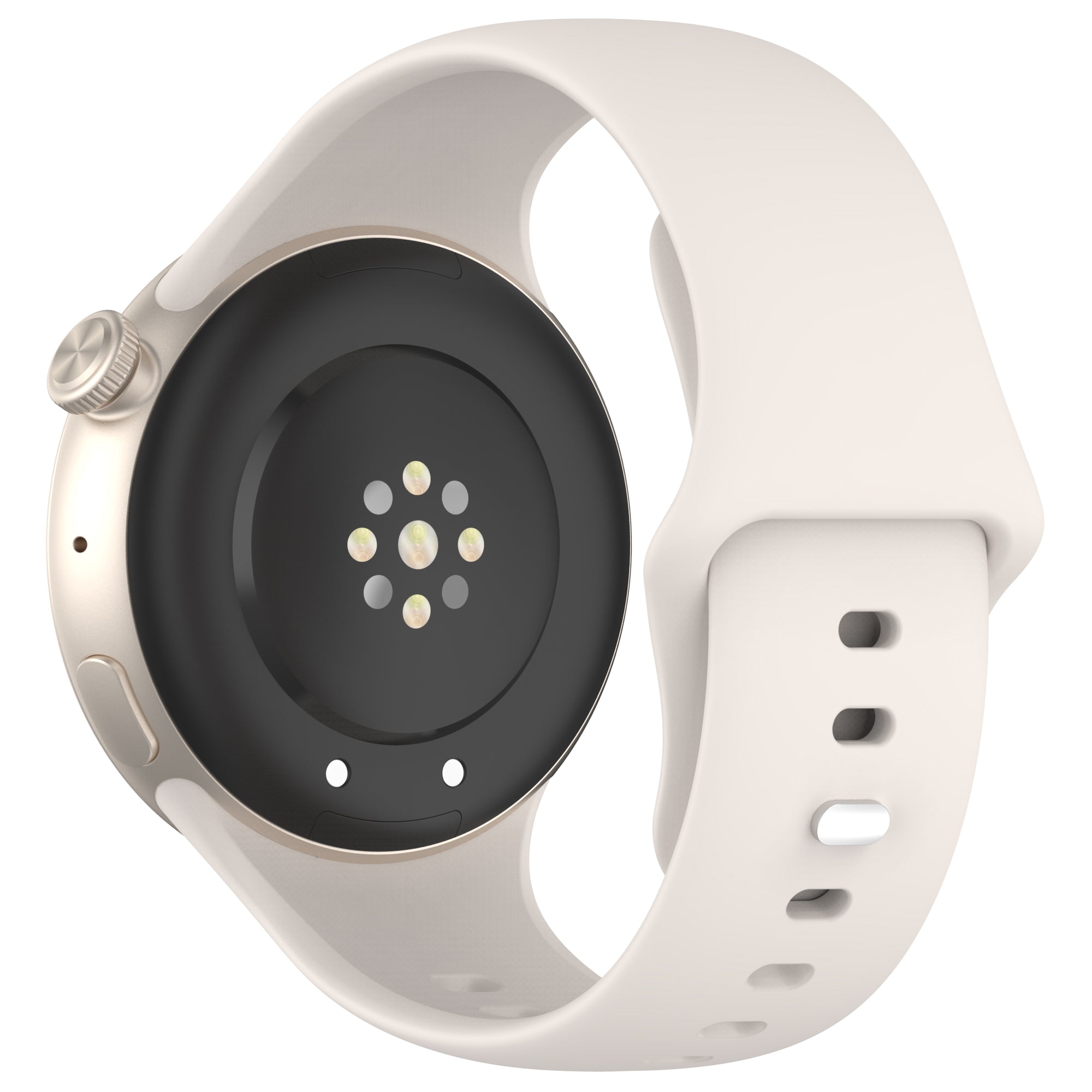 For vivo Watch 3 Silicone Watch Band Adjustable Wrist Strap Replacement - White