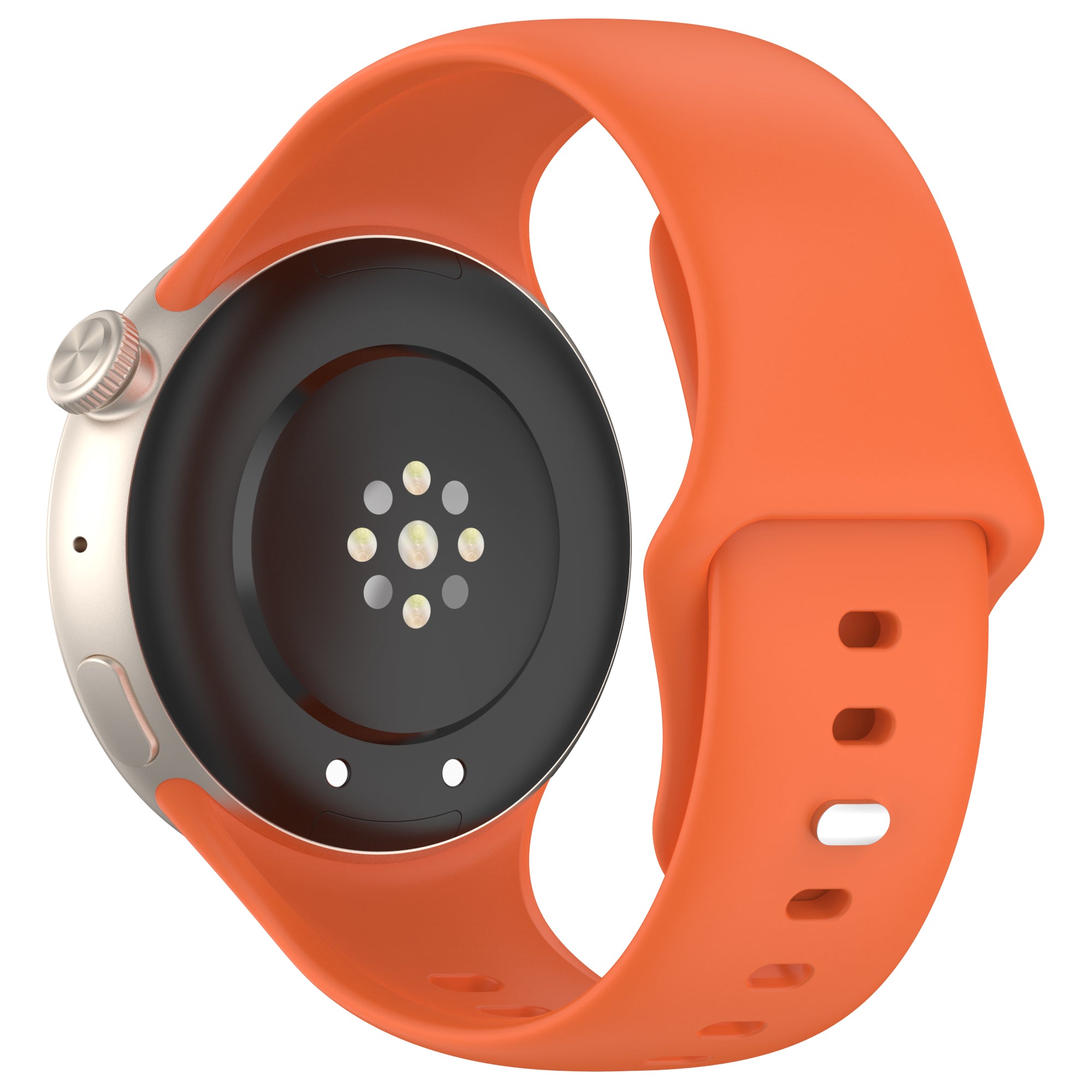 For vivo Watch 3 Silicone Watch Band Adjustable Wrist Strap Replacement - White