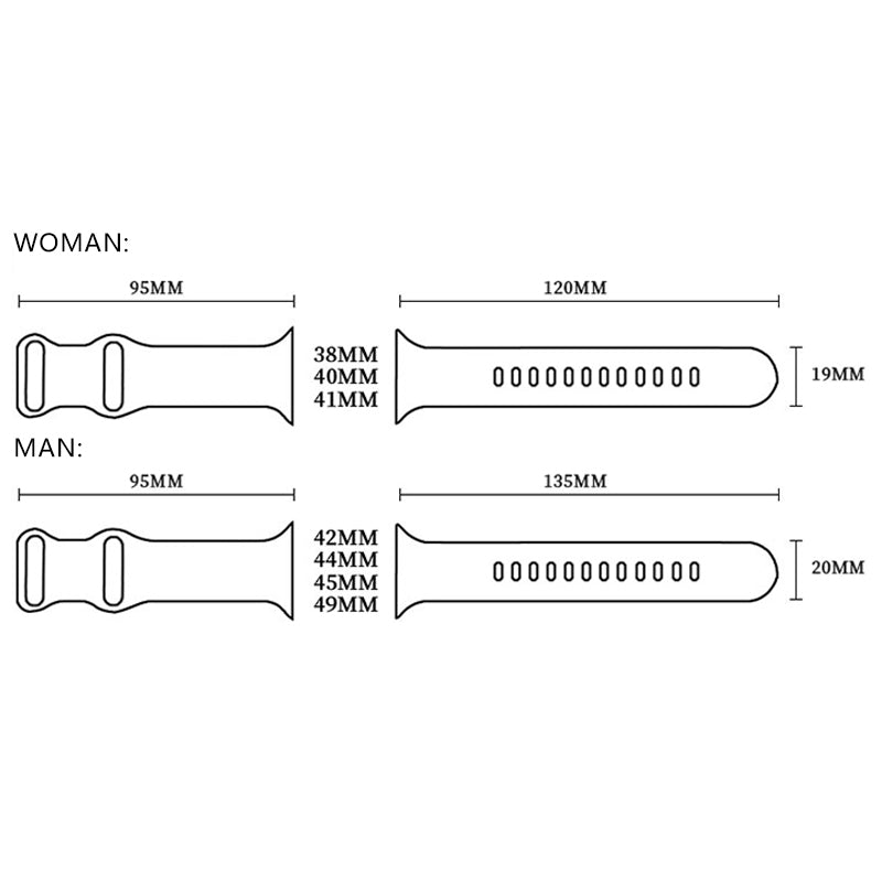 For Apple Watch Ultra 2 Ultra 49mm / Series 9 8 7 45mm / 6 5 4 SE (2022) SE (2023) SE 44mm / 3 2 1 42mm Leopard Watch Strap - White+Black