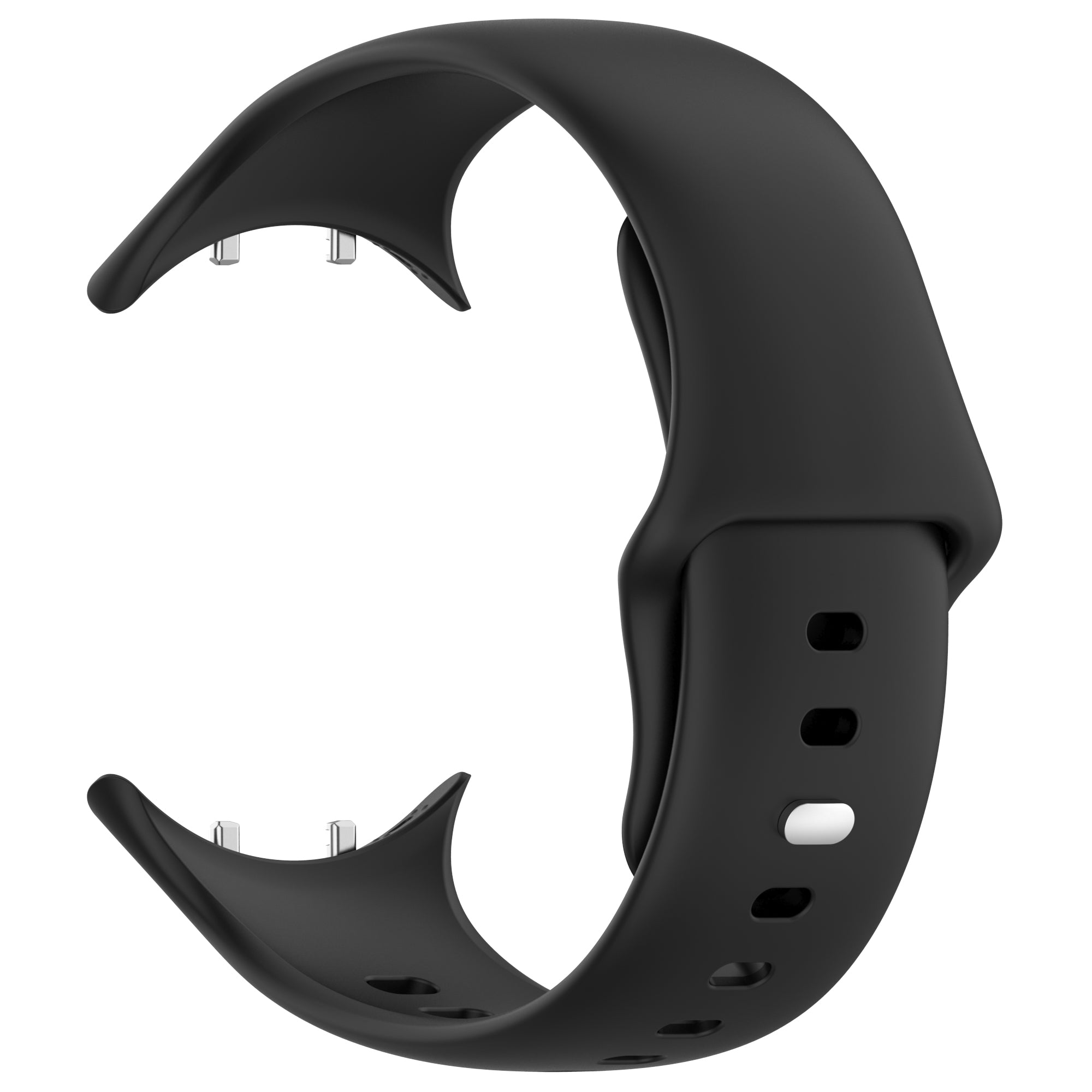 For vivo Watch 3 / iQOO Watch Wrist Strap Soft Silicone Smart Watch Band - Black