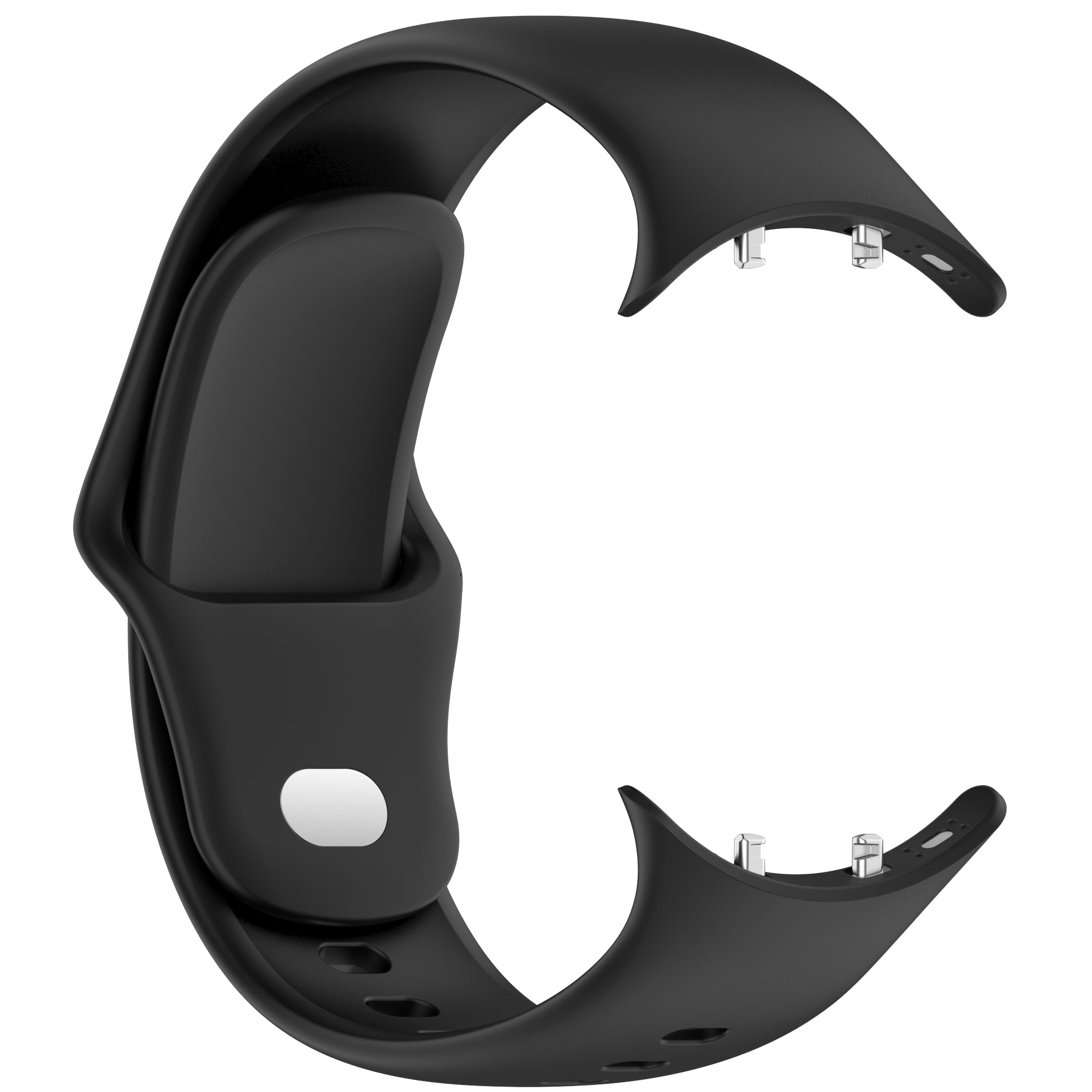 For vivo Watch 3 / iQOO Watch Wrist Strap Soft Silicone Smart Watch Band - Black