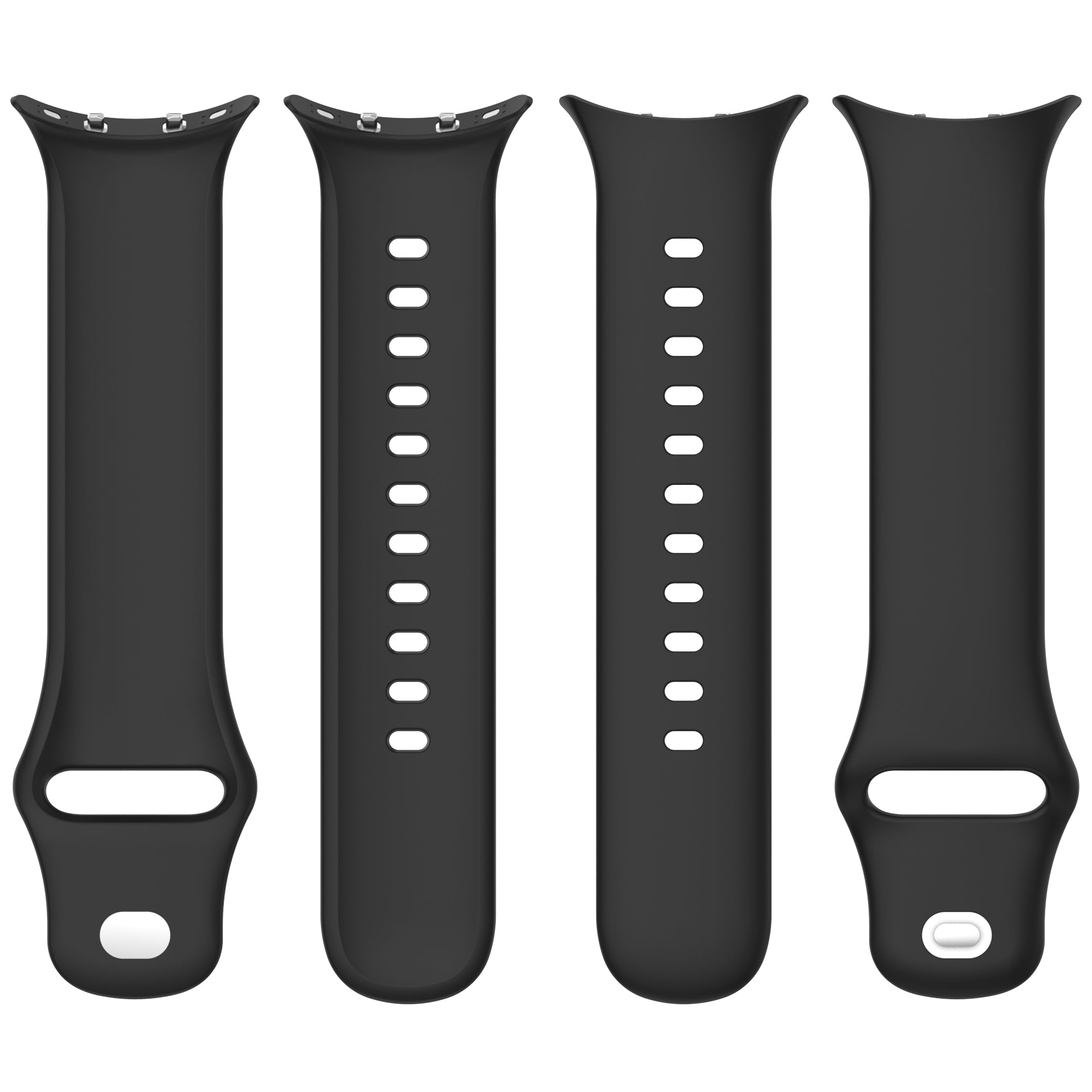 For vivo Watch 3 / iQOO Watch Wrist Strap Soft Silicone Smart Watch Band - Black