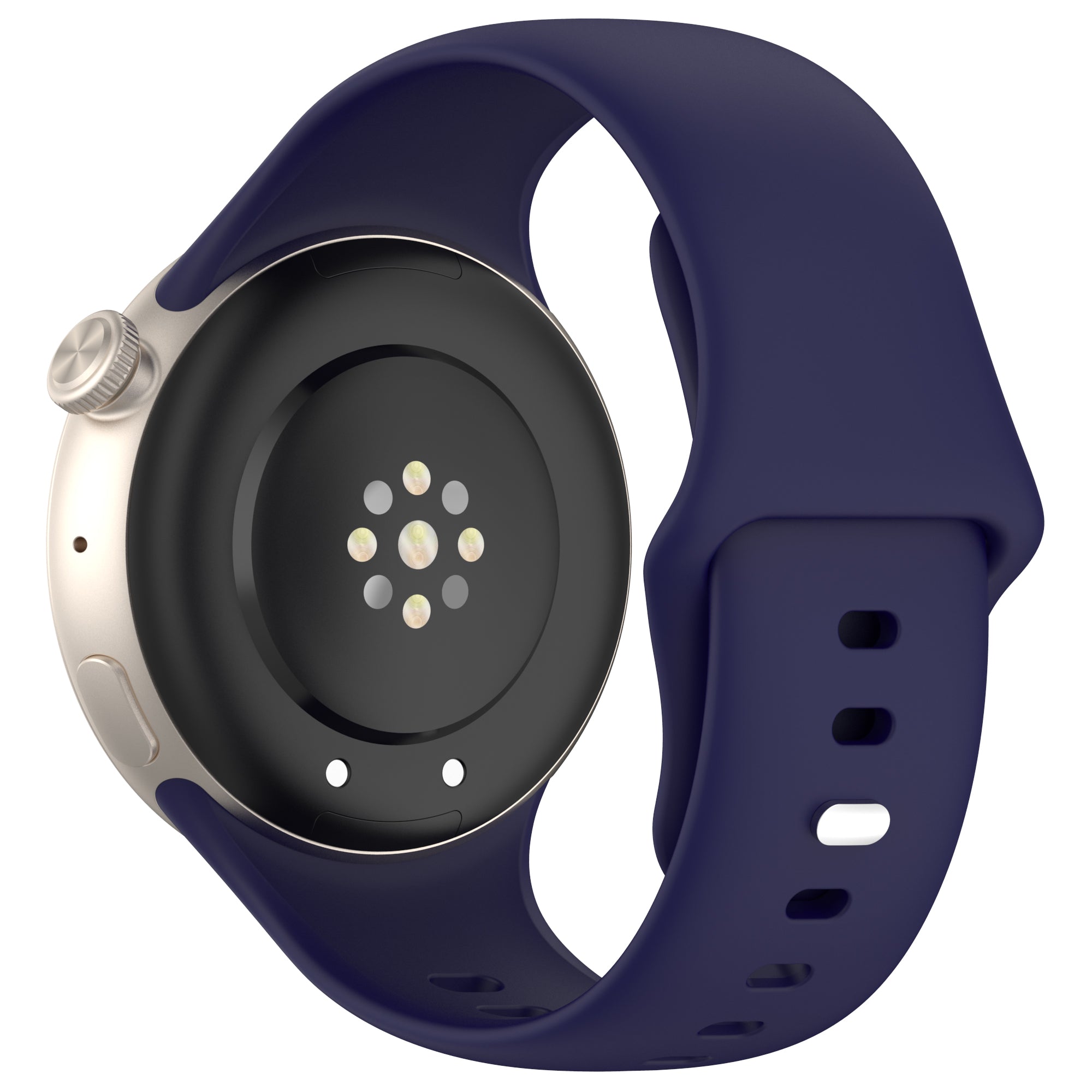 For vivo Watch 3 / iQOO Watch Wrist Strap Soft Silicone Smart Watch Band - Black
