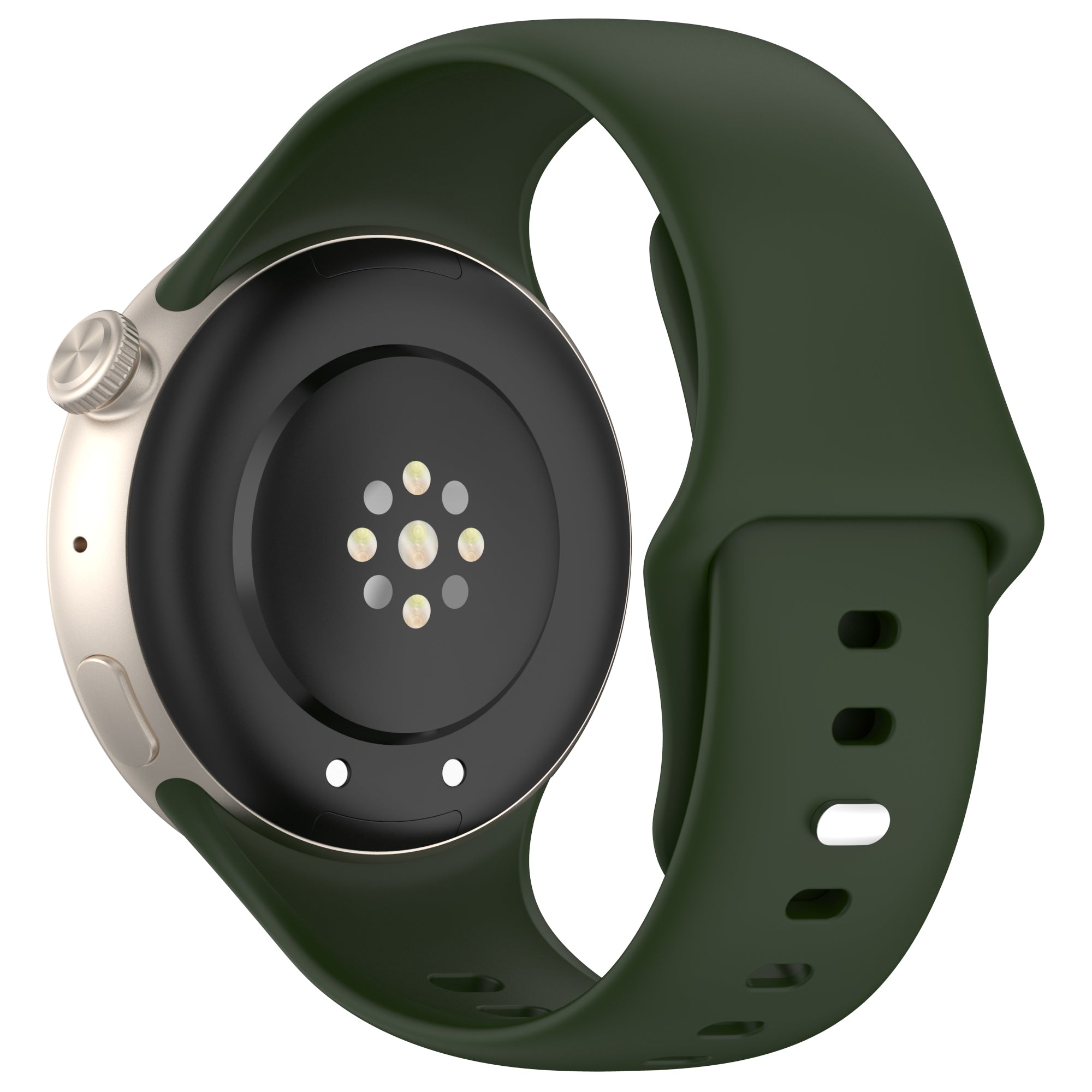 For vivo Watch 3 / iQOO Watch Wrist Strap Soft Silicone Smart Watch Band - Black
