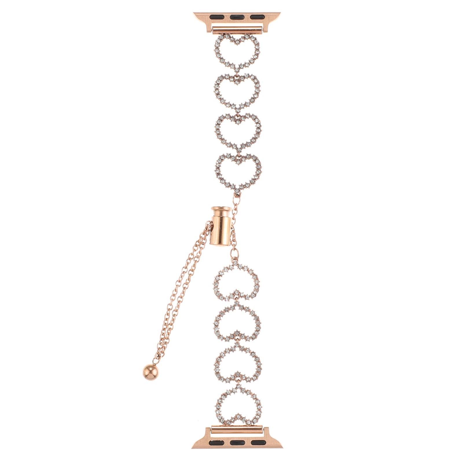 For Apple Watch Series Ultra 2 Ultra 49mm / 9 8 7 45mm / 6 5 4 SE SE(2022) SE(2023) 44mm / 3 2 1 42mm Zinc Alloy Watch Strap - Rose Gold