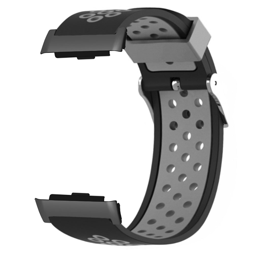 For Huawei Watch D Adjustable Silicone+Metal Watch Strap Breathable Band - Red