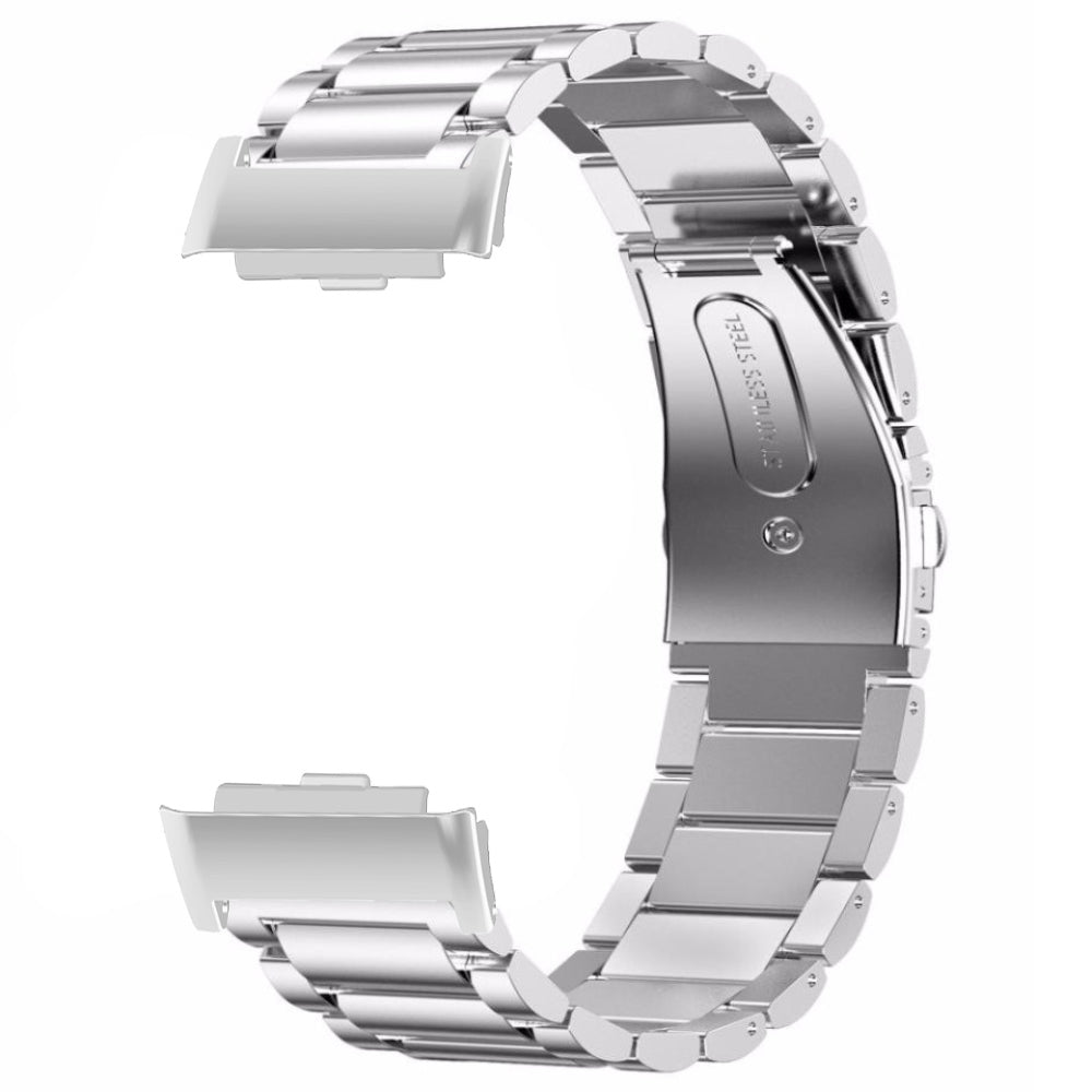 For Huawei Watch D Stainless Steel Watch Strap Buckle Design Wrist Band - Silver