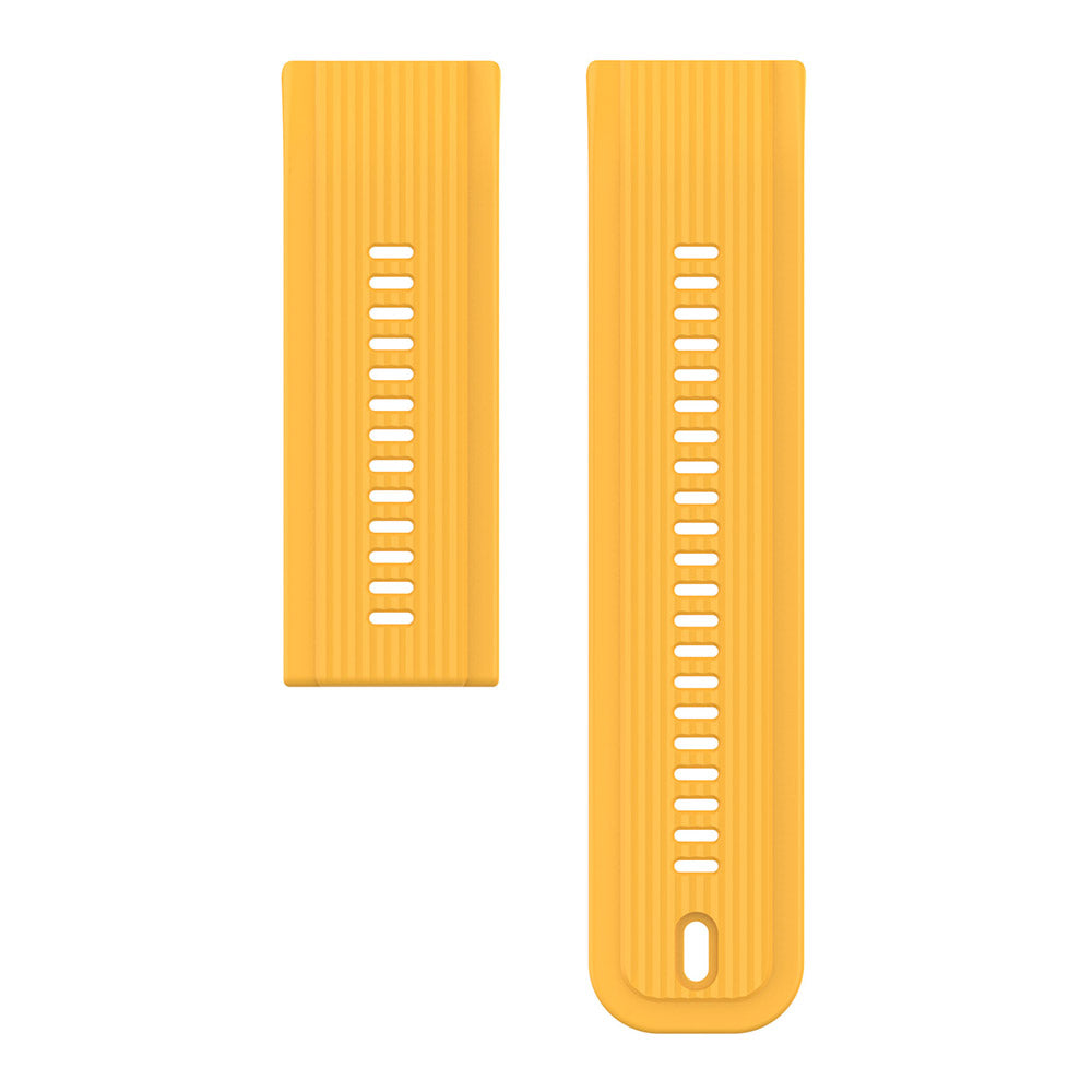 For Huawei Watch D Flexible Silicone Wrist Band Watch Strap without Buckle - Yellow