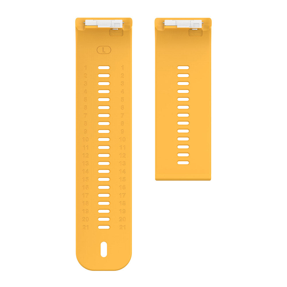For Huawei Watch D Flexible Silicone Wrist Band Watch Strap without Buckle - Yellow