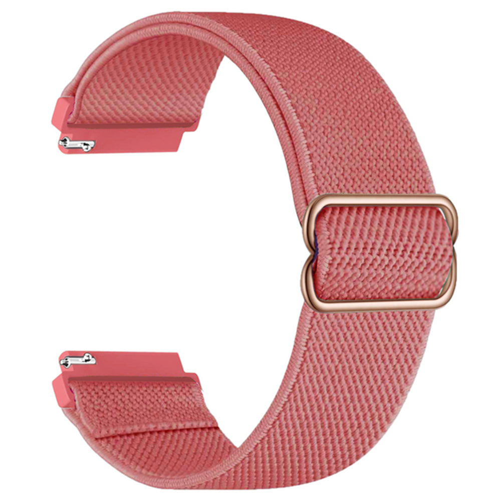 For Samsung Galaxy Watch3 45mm / Huawei Watch GT 4 46mm Nylon Watch Band 22mm Replacement Strap - Black