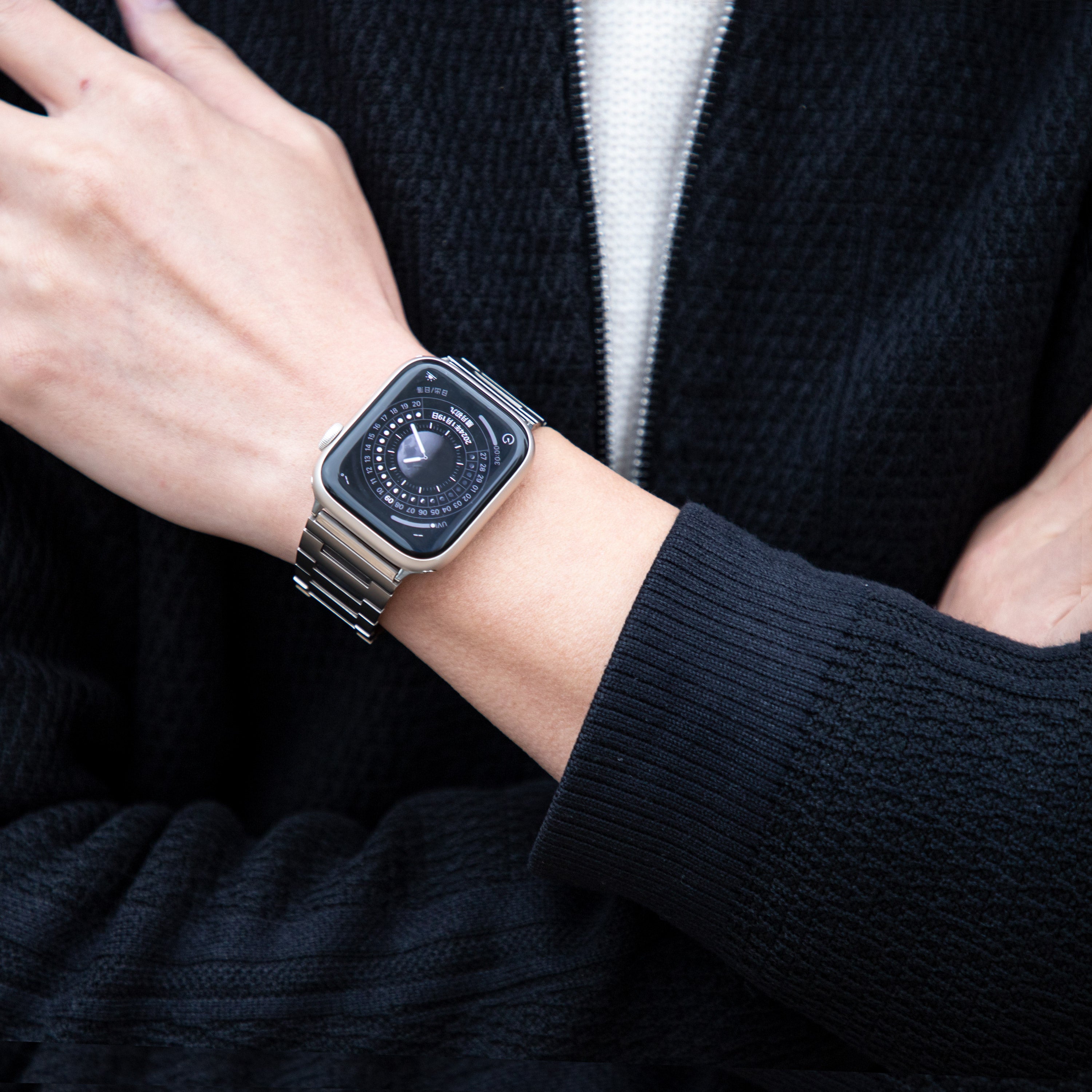 For Apple Watch Ultra 2 Ultra 49mm / Series 9 8 7 45mm / 6 5 4 SE (2022) SE (2023) SE 44mm / 3 2 1 42mm Replacement Strap