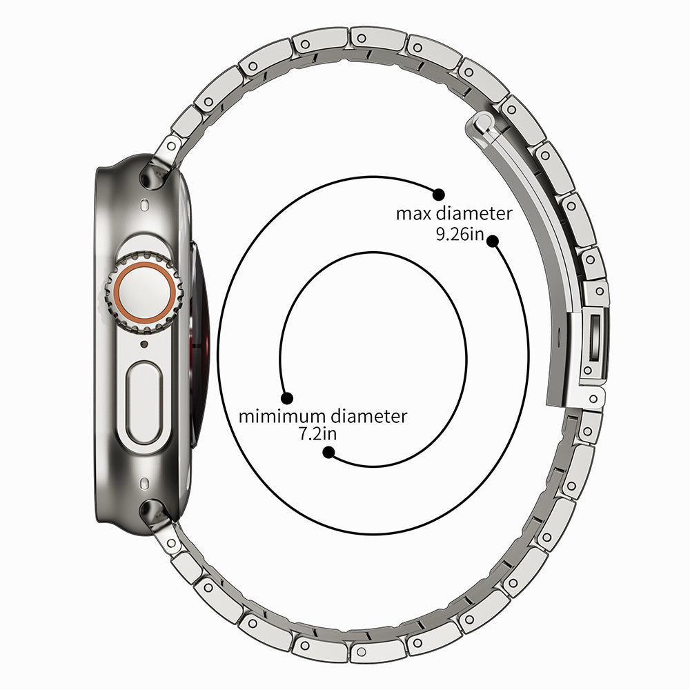 For Apple Watch Ultra 2 Ultra 49mm / Series 9 8 7 45mm / 6 5 4 SE (2022) SE (2023) SE 44mm / 3 2 1 42mm Replacement Strap