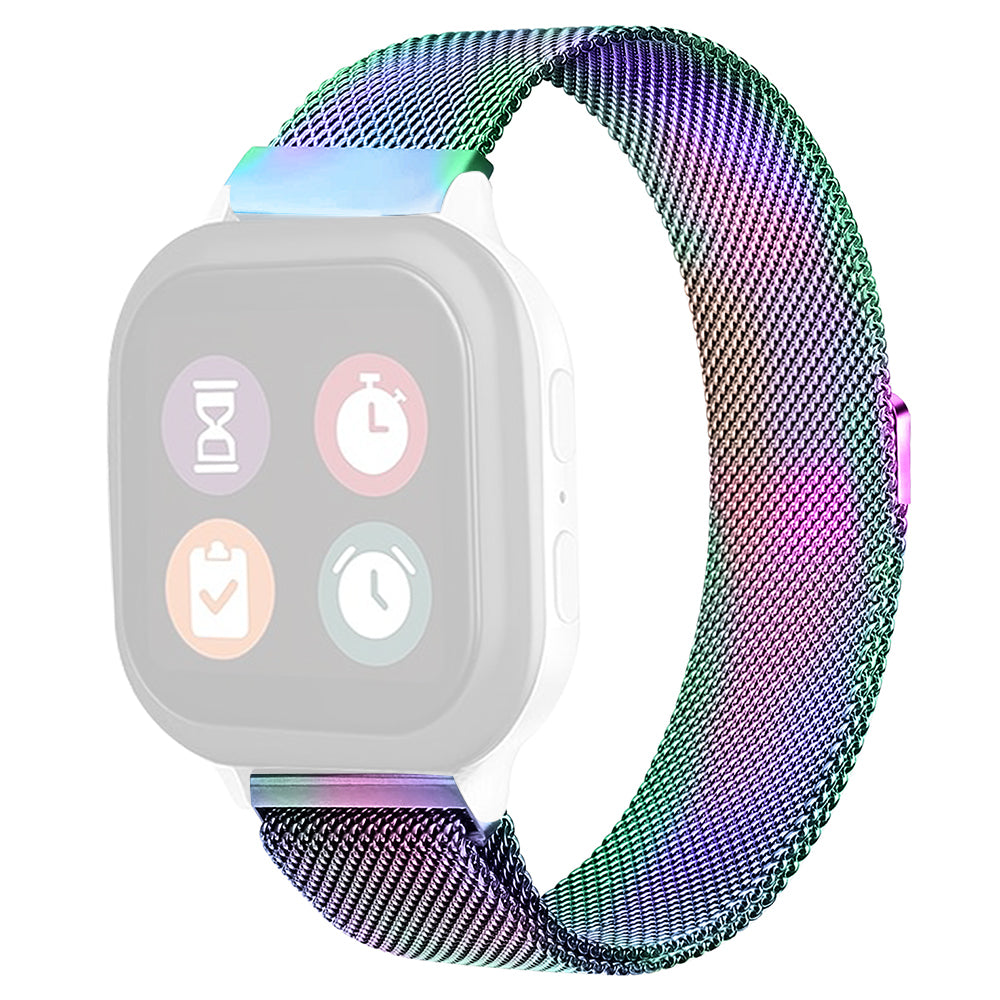 For SyncUP Kids Watch Stainless Steel Replacement Strap Magnetic Milanese Wrist Band - Vintage Gold