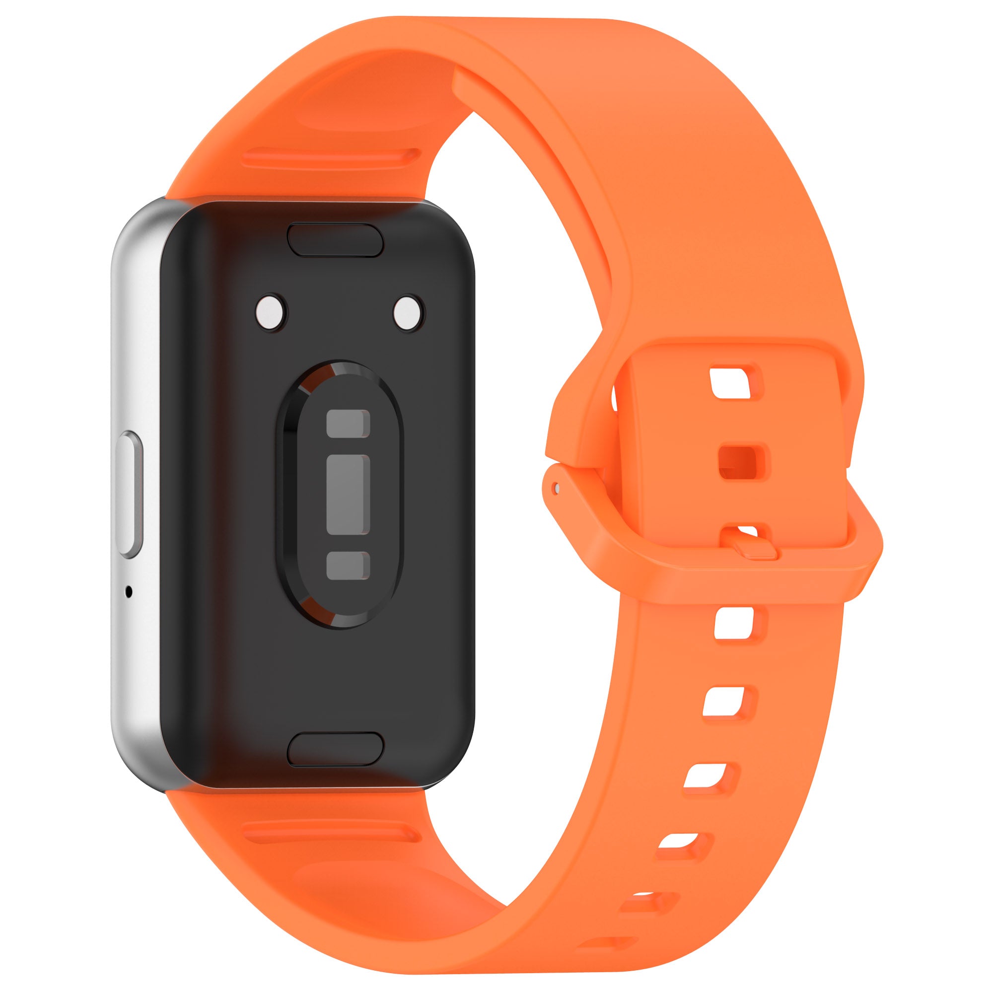 For Samsung Galaxy Fit3 Flexible Watch Strap Silicone Band Wrist Bracelet - Black