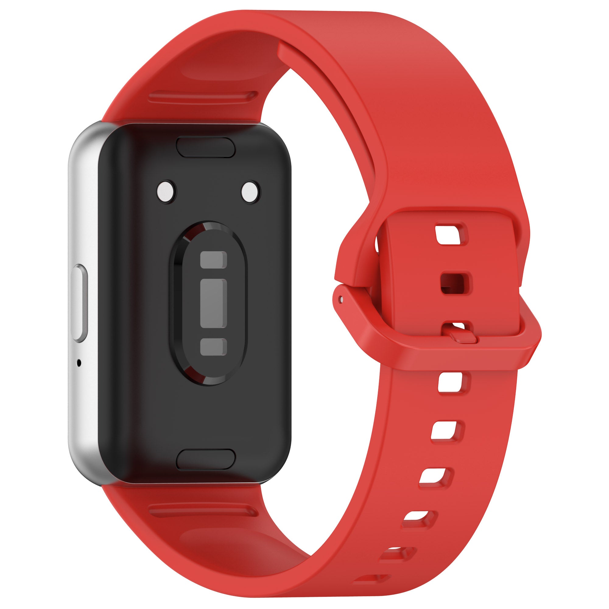 For Samsung Galaxy Fit3 Flexible Watch Strap Silicone Band Wrist Bracelet - Black