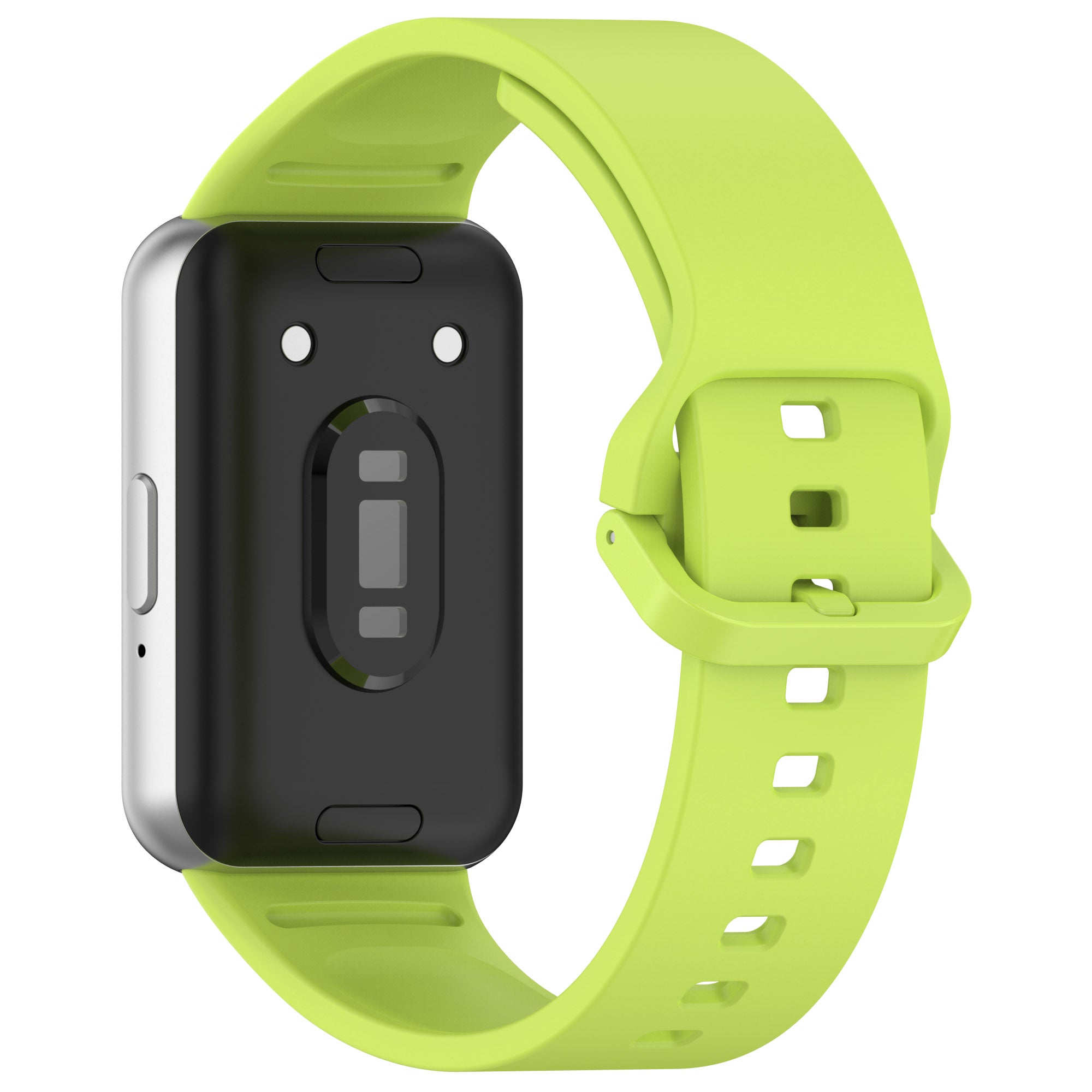 For Samsung Galaxy Fit3 Flexible Watch Strap Silicone Band Wrist Bracelet - Black