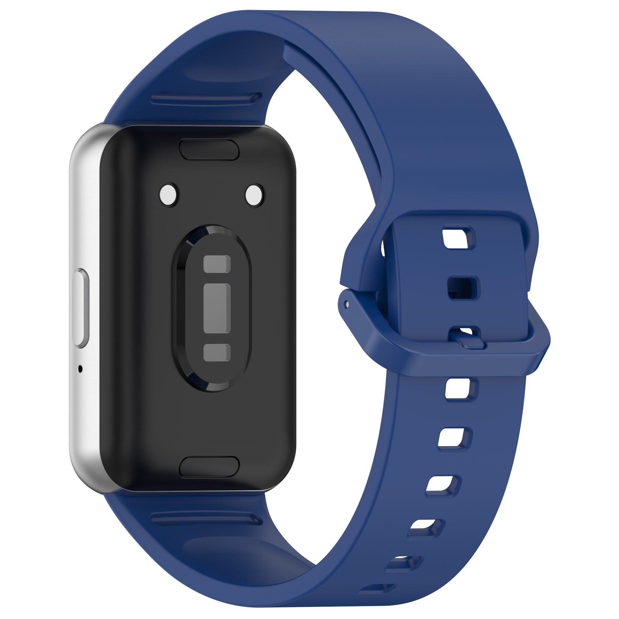 For Samsung Galaxy Fit3 Flexible Watch Strap Silicone Band Wrist Bracelet - Black
