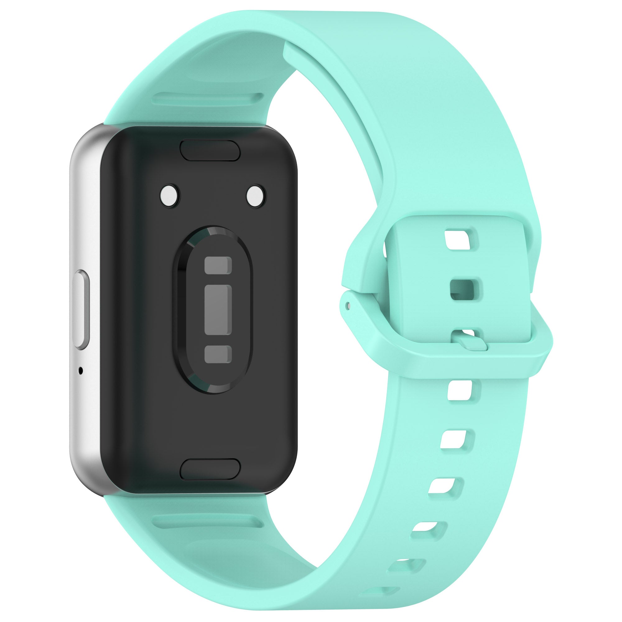For Samsung Galaxy Fit3 Flexible Watch Strap Silicone Band Wrist Bracelet - Black