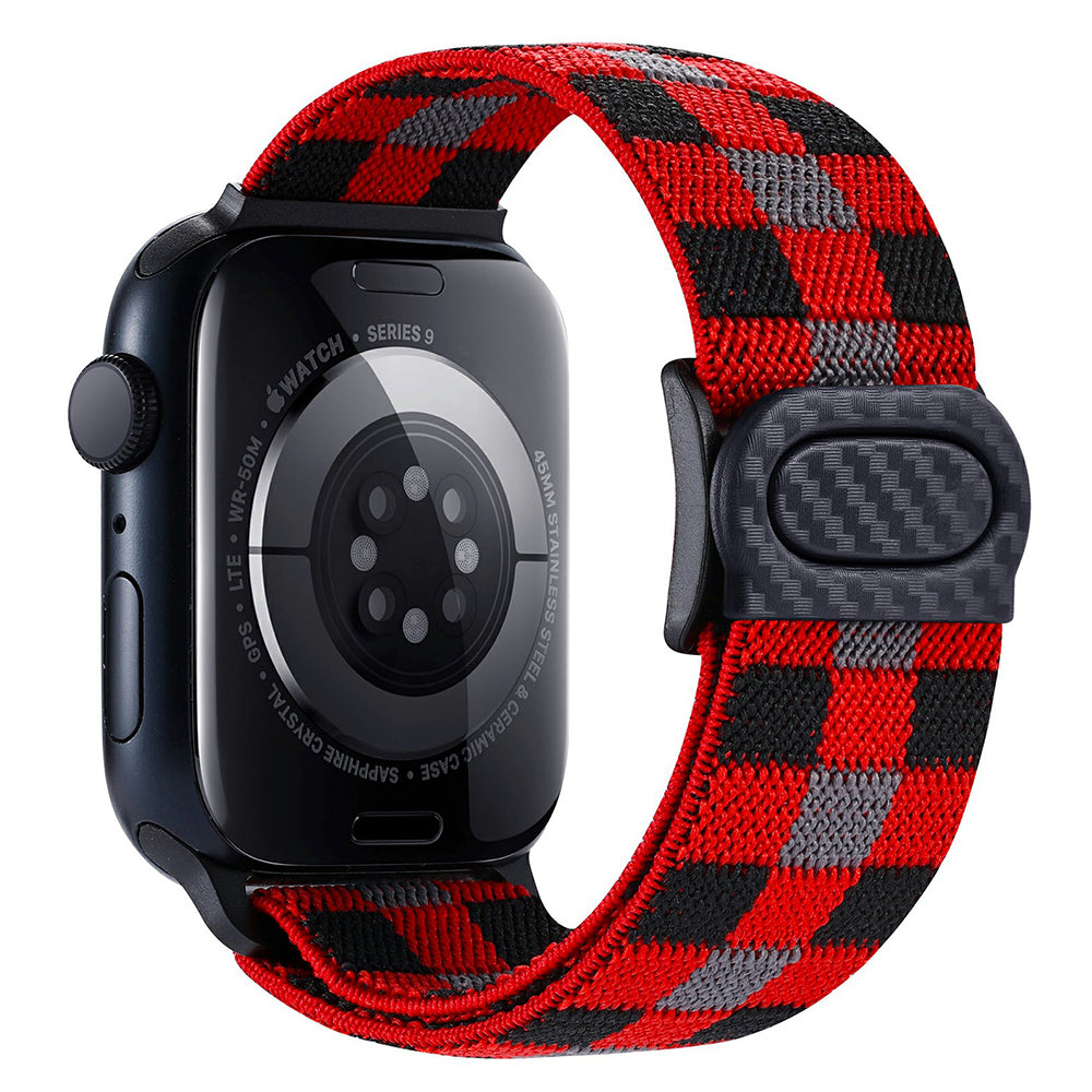 For Apple Watch Ultra 2 Ultra 49mm / Series 9 8 7 45mm / 6 5 4 SE (2022) SE (2023) SE 44mm / 3 2 1 42mm Nylon Watch Strap - Gradient Green