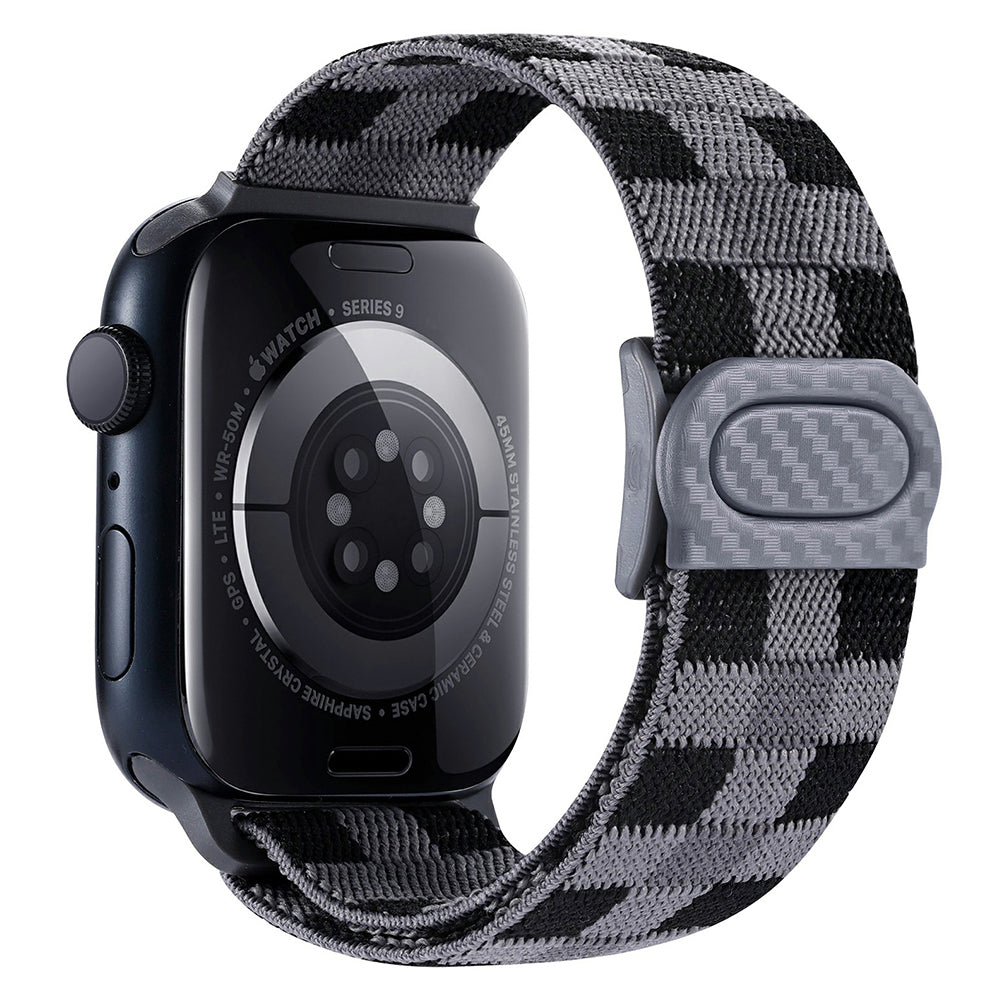 For Apple Watch Ultra 2 Ultra 49mm / Series 9 8 7 45mm / 6 5 4 SE (2022) SE (2023) SE 44mm / 3 2 1 42mm Nylon Watch Strap - Gradient Green