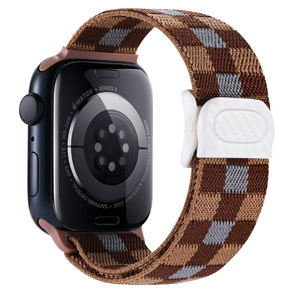 For Apple Watch Ultra 2 Ultra 49mm / Series 9 8 7 45mm / 6 5 4 SE (2022) SE (2023) SE 44mm / 3 2 1 42mm Nylon Watch Strap - Gradient Green