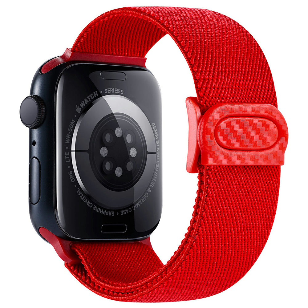 For Apple Watch Ultra 2 Ultra 49mm / Series 9 8 7 45mm / 6 5 4 SE (2022) SE (2023) SE 44mm / 3 2 1 42mm Nylon Watch Strap - Gradient Green