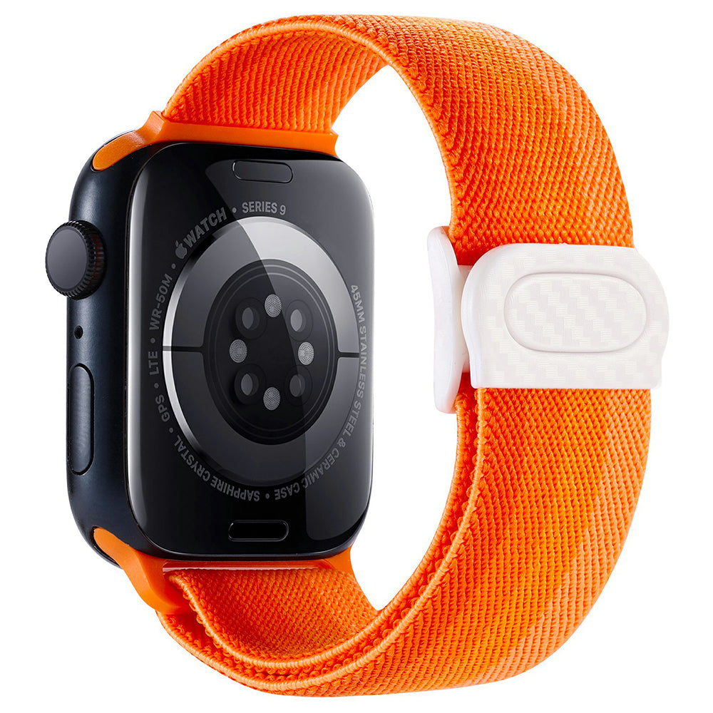 For Apple Watch Ultra 2 Ultra 49mm / Series 9 8 7 45mm / 6 5 4 SE (2022) SE (2023) SE 44mm / 3 2 1 42mm Nylon Watch Strap - Gradient Green