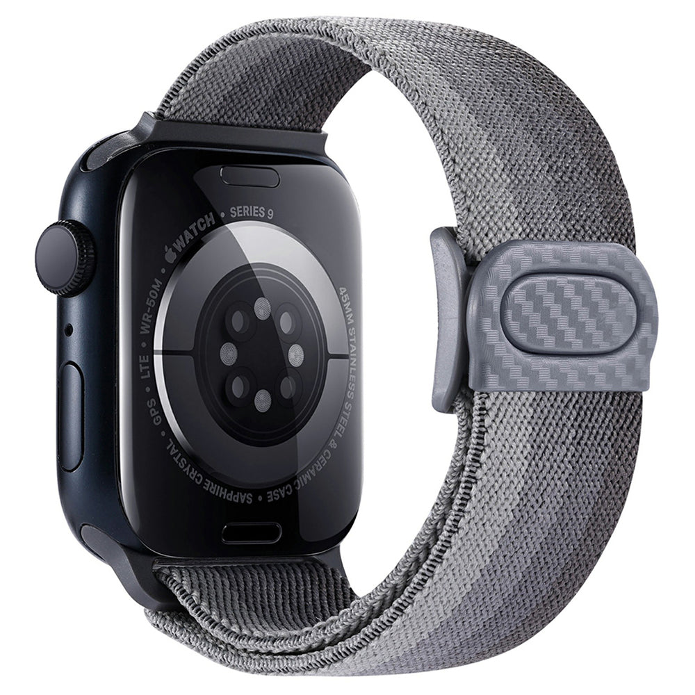 For Apple Watch Ultra 2 Ultra 49mm / Series 9 8 7 45mm / 6 5 4 SE (2022) SE (2023) SE 44mm / 3 2 1 42mm Nylon Watch Strap - Gradient Green