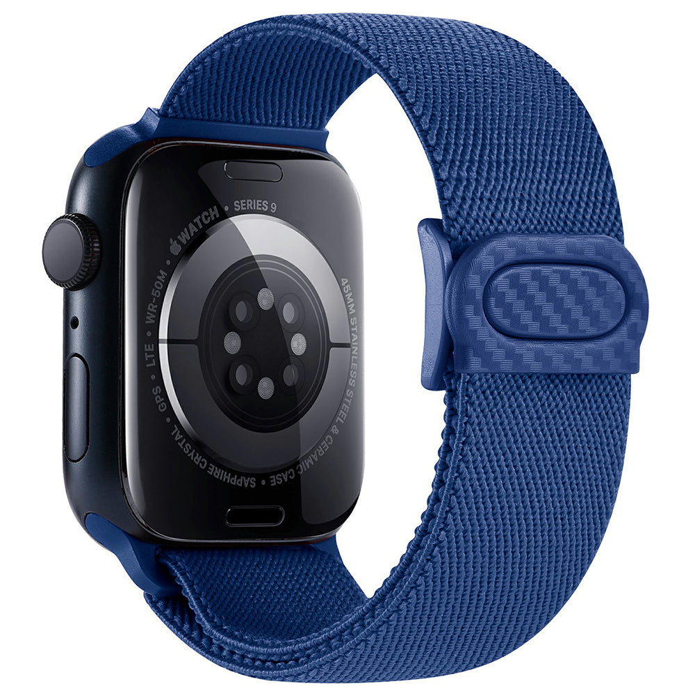 For Apple Watch Ultra 2 Ultra 49mm / Series 9 8 7 45mm / 6 5 4 SE (2022) SE (2023) SE 44mm / 3 2 1 42mm Nylon Watch Strap - Gradient Green