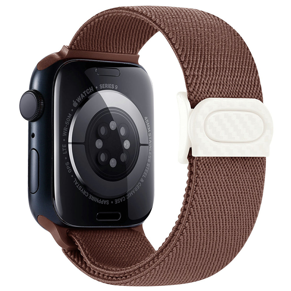 For Apple Watch Ultra 2 Ultra 49mm / Series 9 8 7 45mm / 6 5 4 SE (2022) SE (2023) SE 44mm / 3 2 1 42mm Nylon Watch Strap - Gradient Green