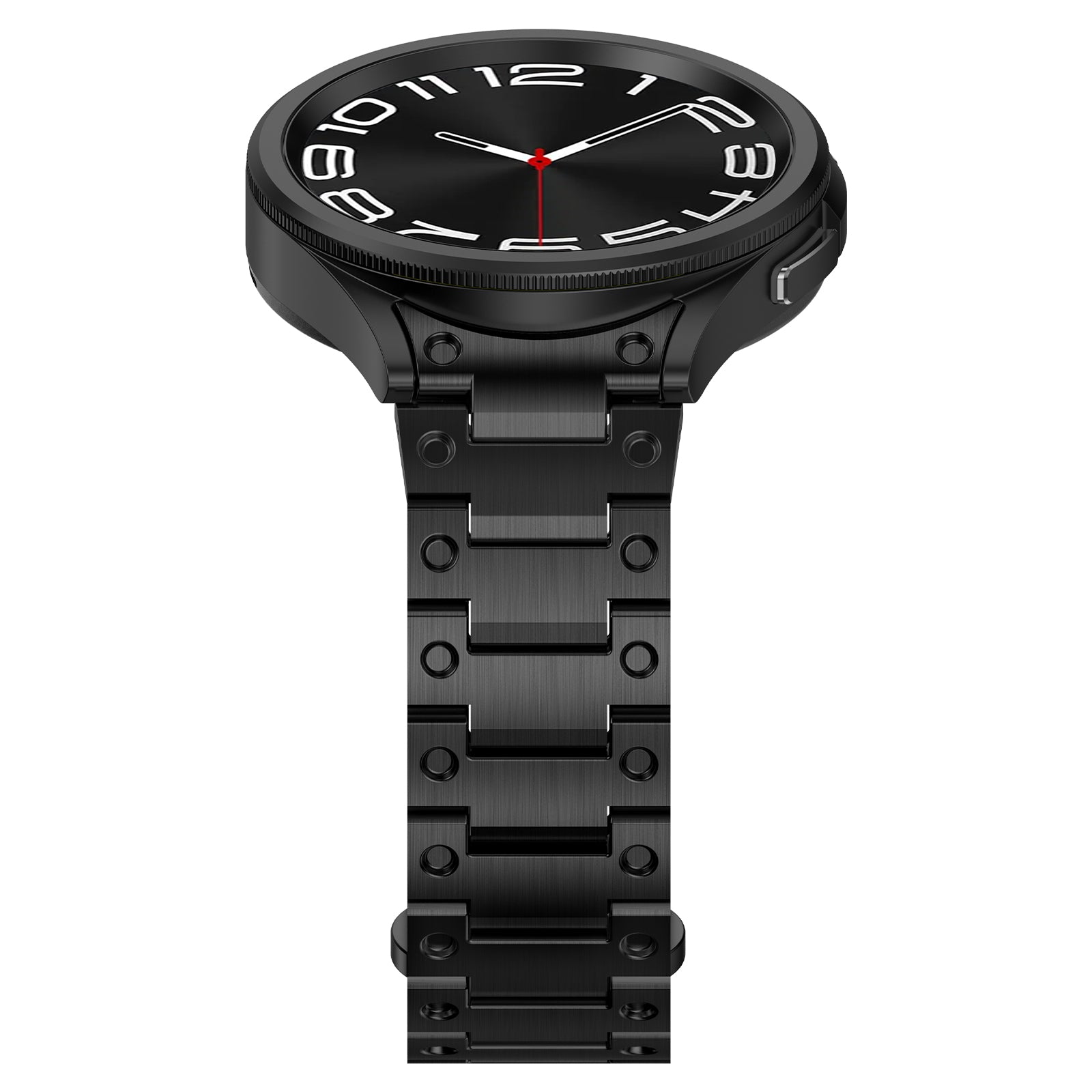 For Samsung Galaxy Watch6 / Watch6 Classic / Watch 5 Watchband Stainless Steel Watch Strap Replacement - Black