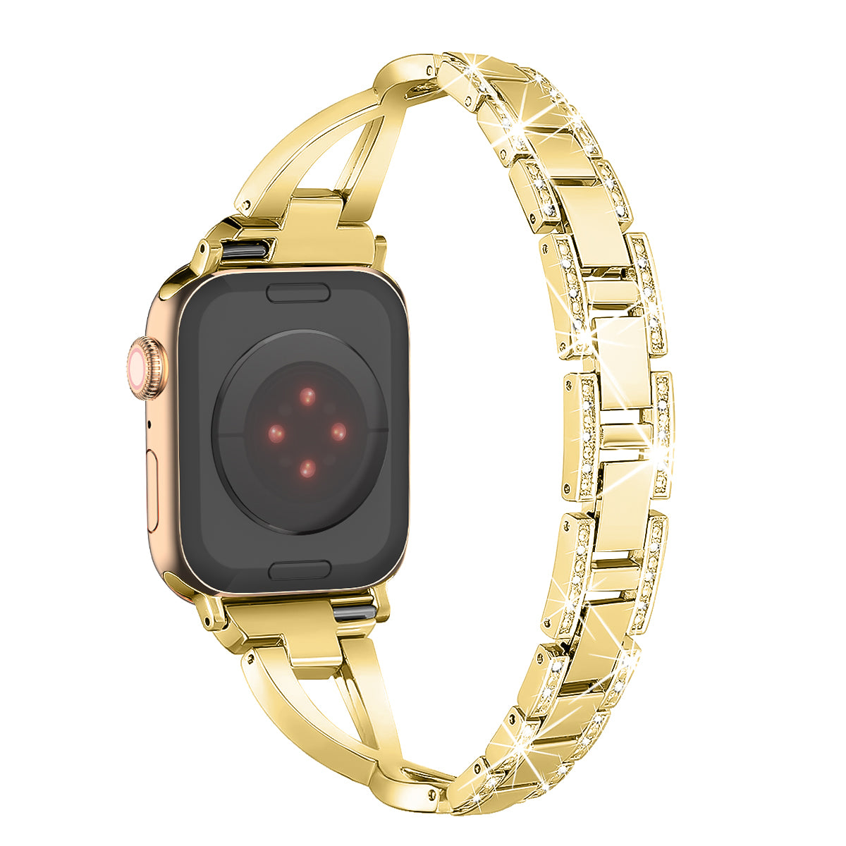 For Apple Watch Ultra 49mm / Ultra 2 49mm / Series 9 / 8 / 7 45mm / 6 / 5 / 4 / SE / SE (2022) / SE (2023) 44mm / 3 / 2 / 1 42mm Cross Design Strap - Black