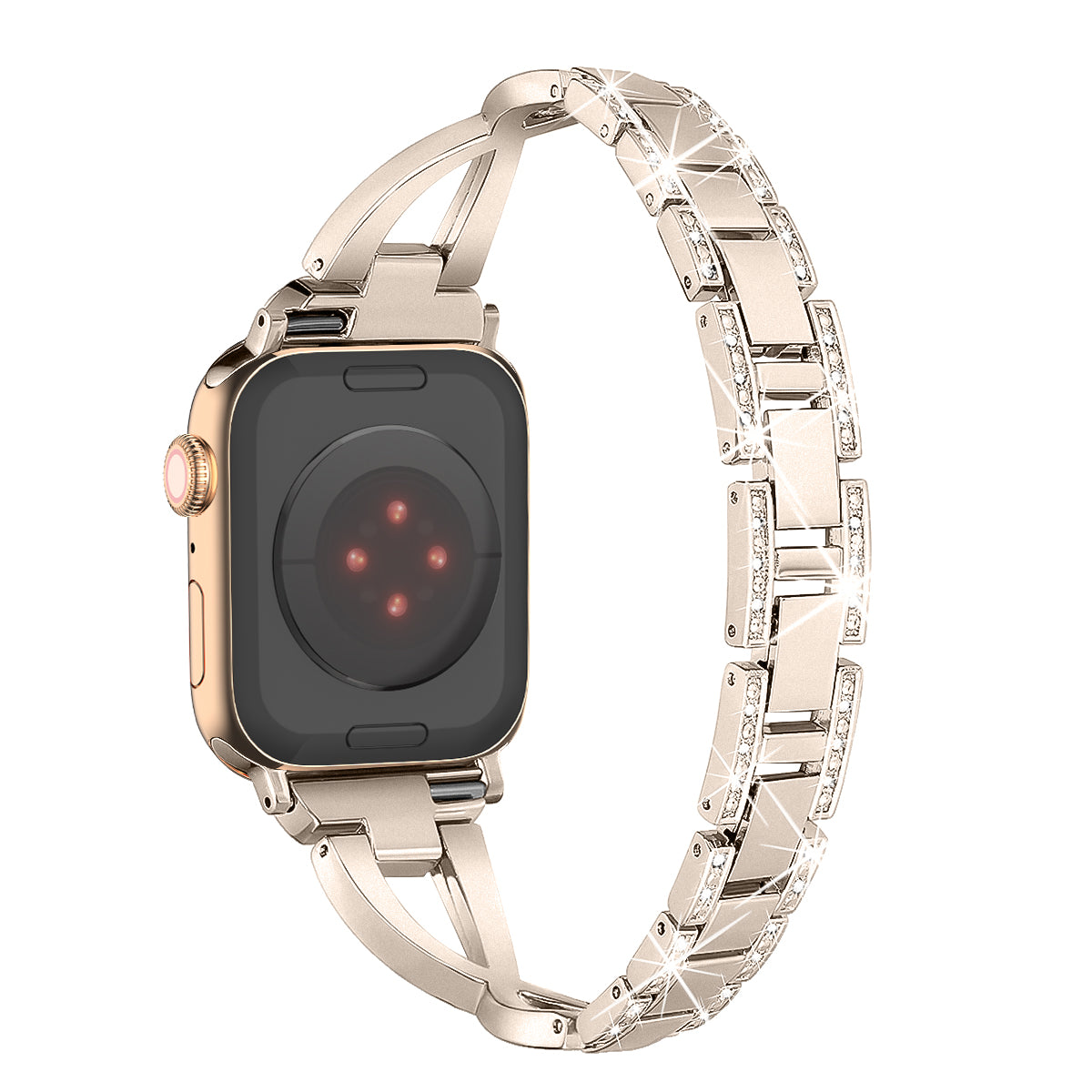 For Apple Watch Ultra 49mm / Ultra 2 49mm / Series 9 / 8 / 7 45mm / 6 / 5 / 4 / SE / SE (2022) / SE (2023) 44mm / 3 / 2 / 1 42mm Cross Design Strap - Black