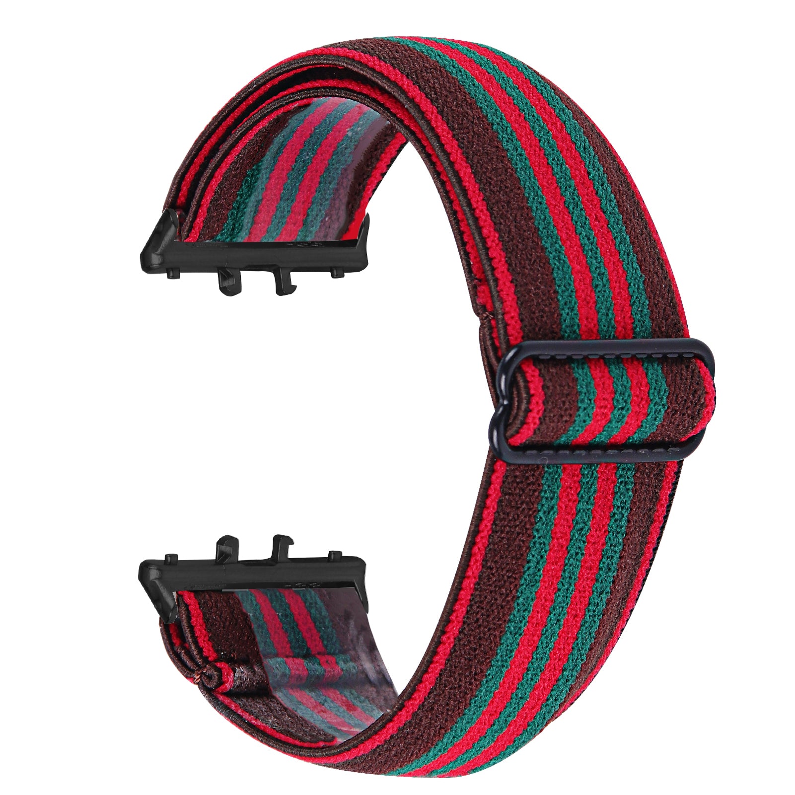 For Samsung Galaxy Fit3 SM-R390 Elastic Wrist Band Pattern Design Watch Strap (Black Buckle) - 1