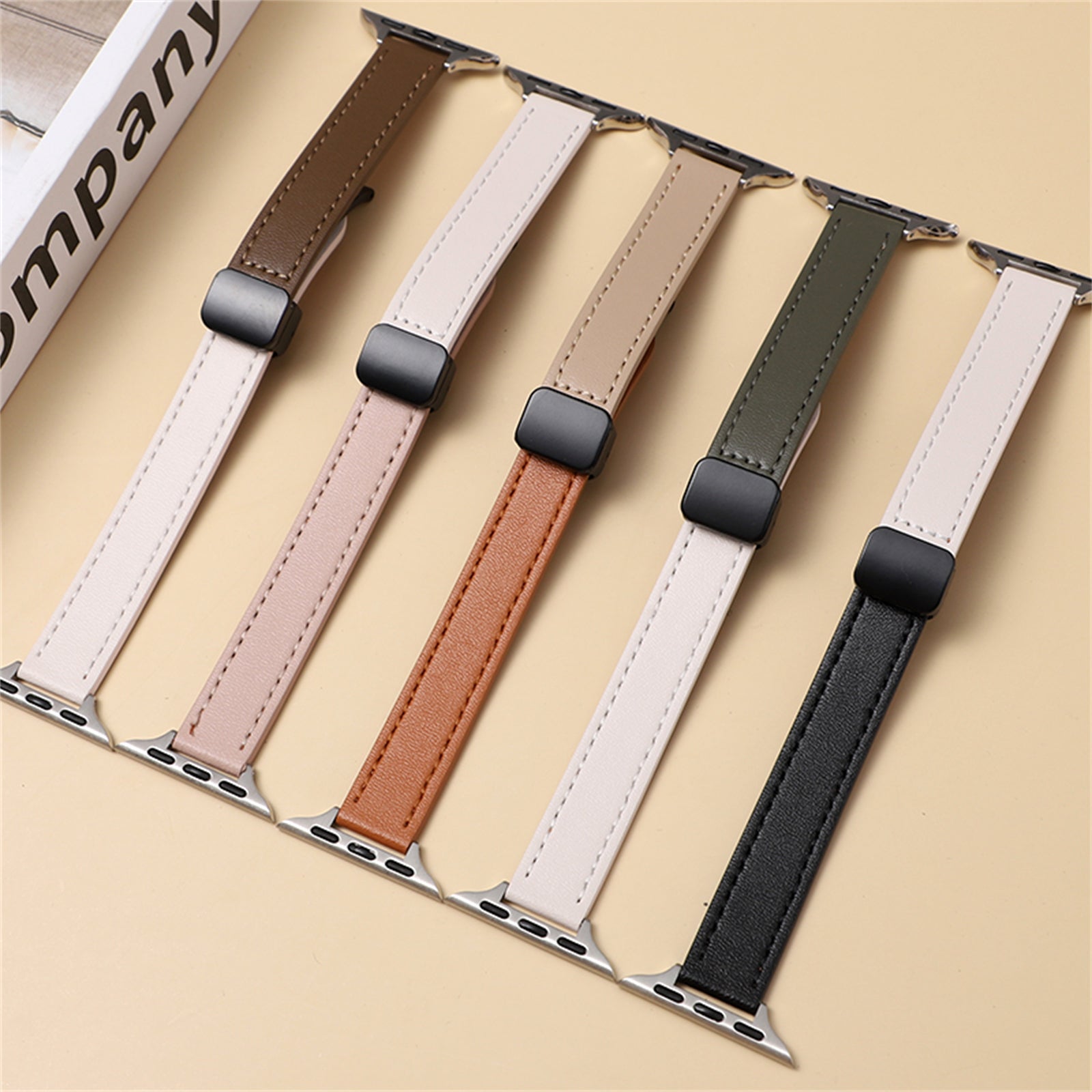 For Apple Watch Ultra 2 Ultra 49mm / 9 8 7 45mm / 6 5 4 SE (2023) SE (2022) SE 44mm / 3 2 1 42mm Microfiber Leather Band - Purple