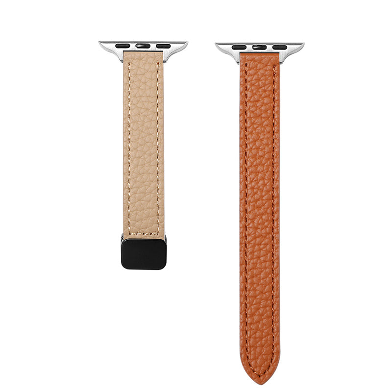 For Apple Watch Ultra 2 Ultra 49mm  /  9 8 7 45mm  /  6 5 4 SE (2023) SE (2022) SE 44mm  /  3 2 1 42mm Watchband - Orange+Apricot