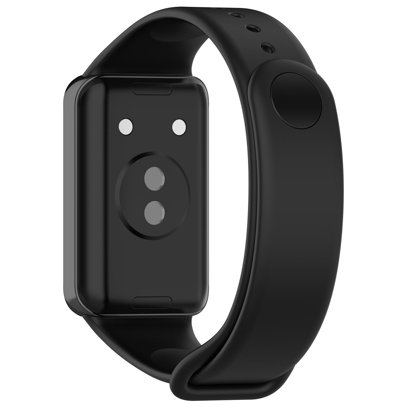 For Honor Band 9 Watch Band Soft TPU Adjustable Wrist Strap - Black