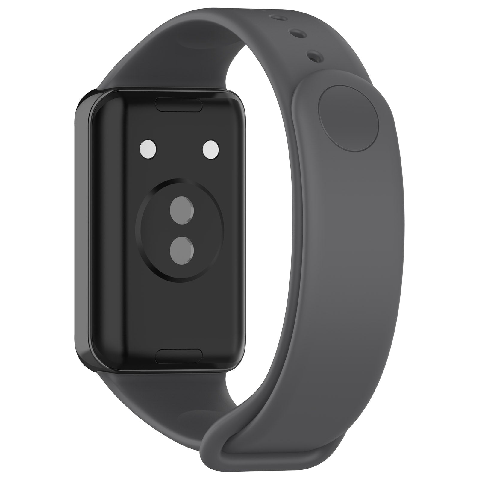 For Honor Band 9 Watch Band Soft TPU Adjustable Wrist Strap - Black