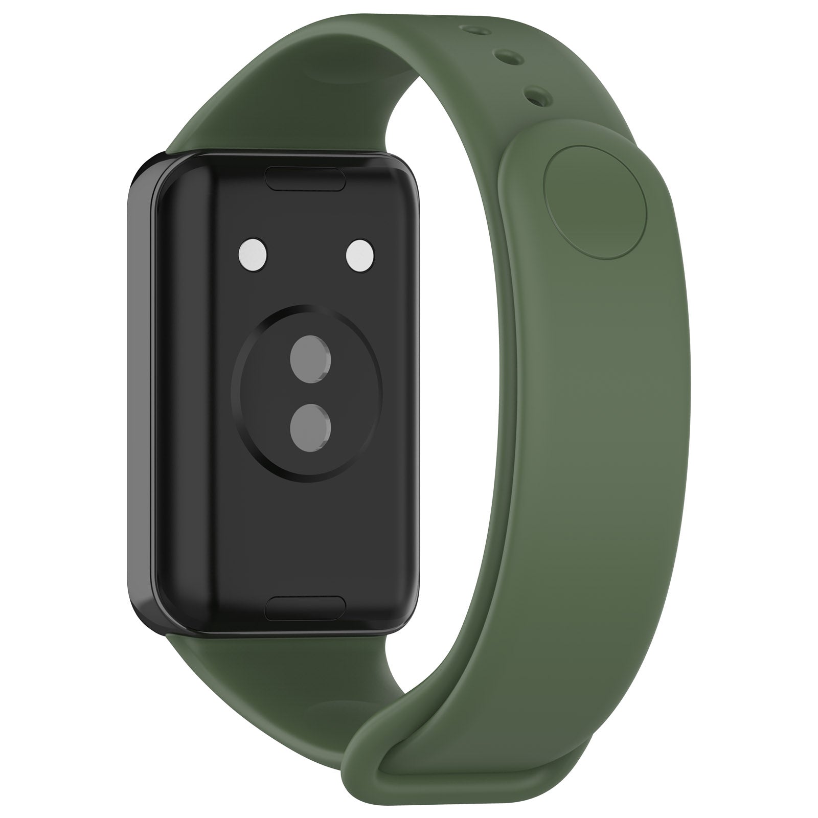 For Honor Band 9 Watch Band Soft TPU Adjustable Wrist Strap - Black