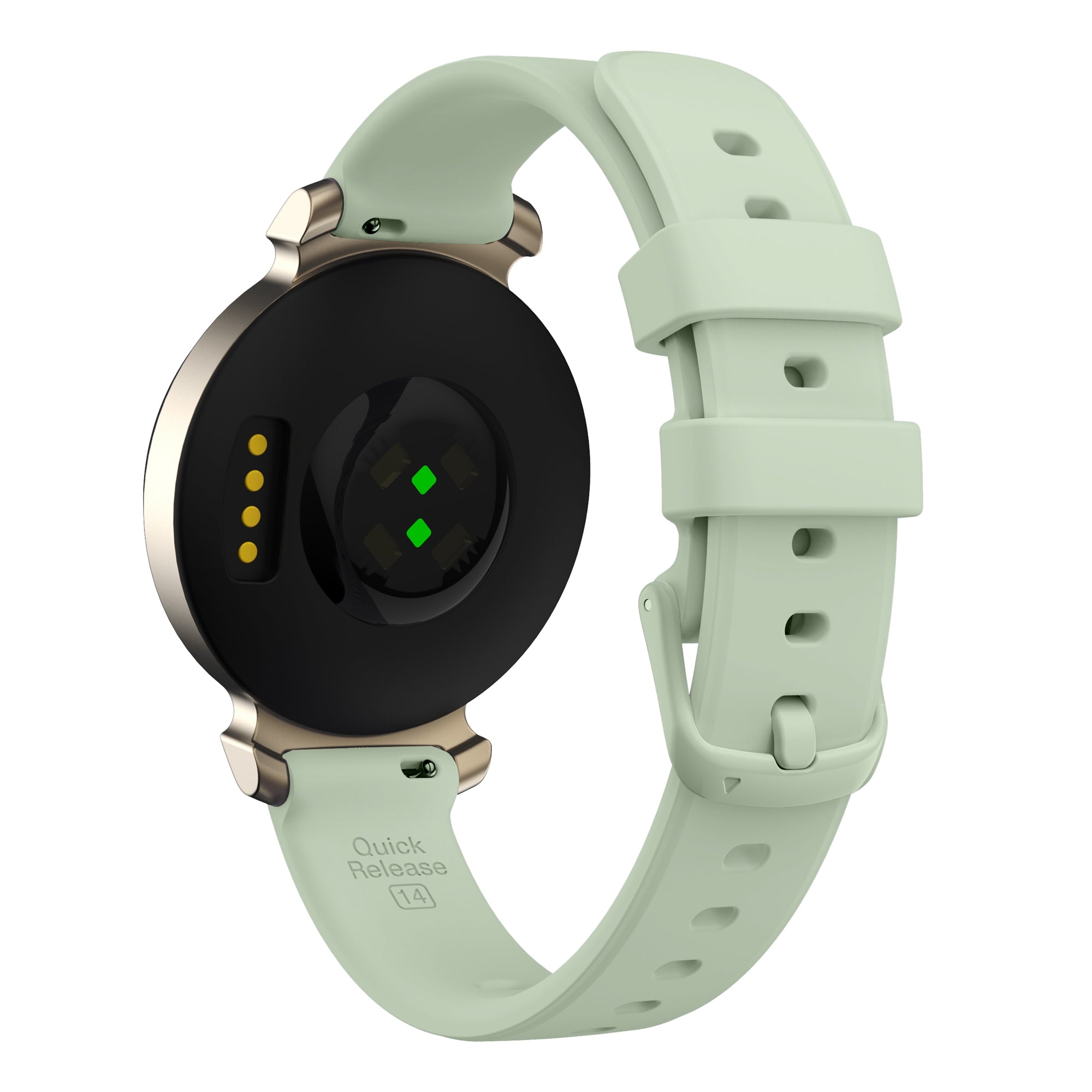 For Garmin Lily Silicone Watch Strap Adjustable Wrist Band Replacement - Midnight Green