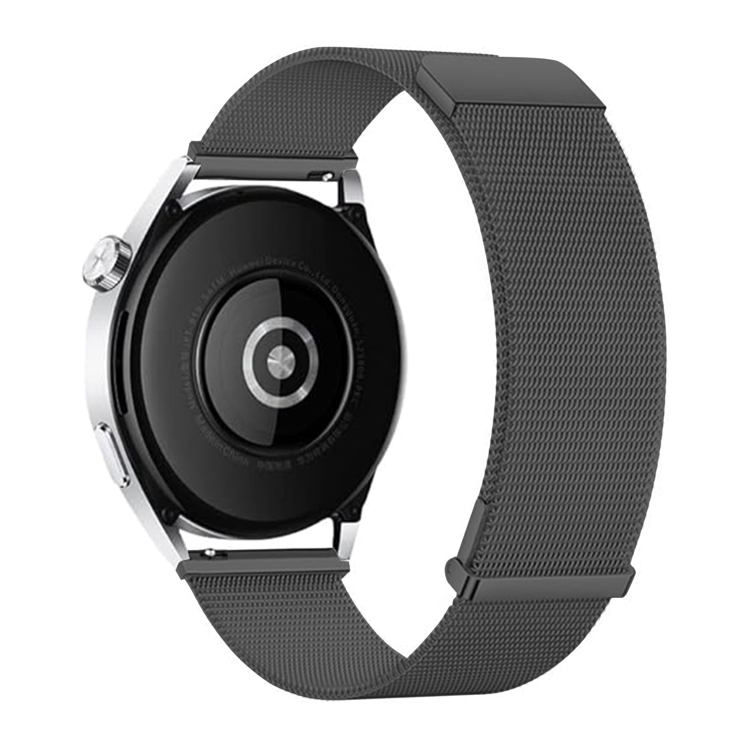 For Samsung Galaxy Watch6 Classic / Watch6 Watch Strap 20mm Milanese Mesh Magnetic Wrist Band - Graphite Grey